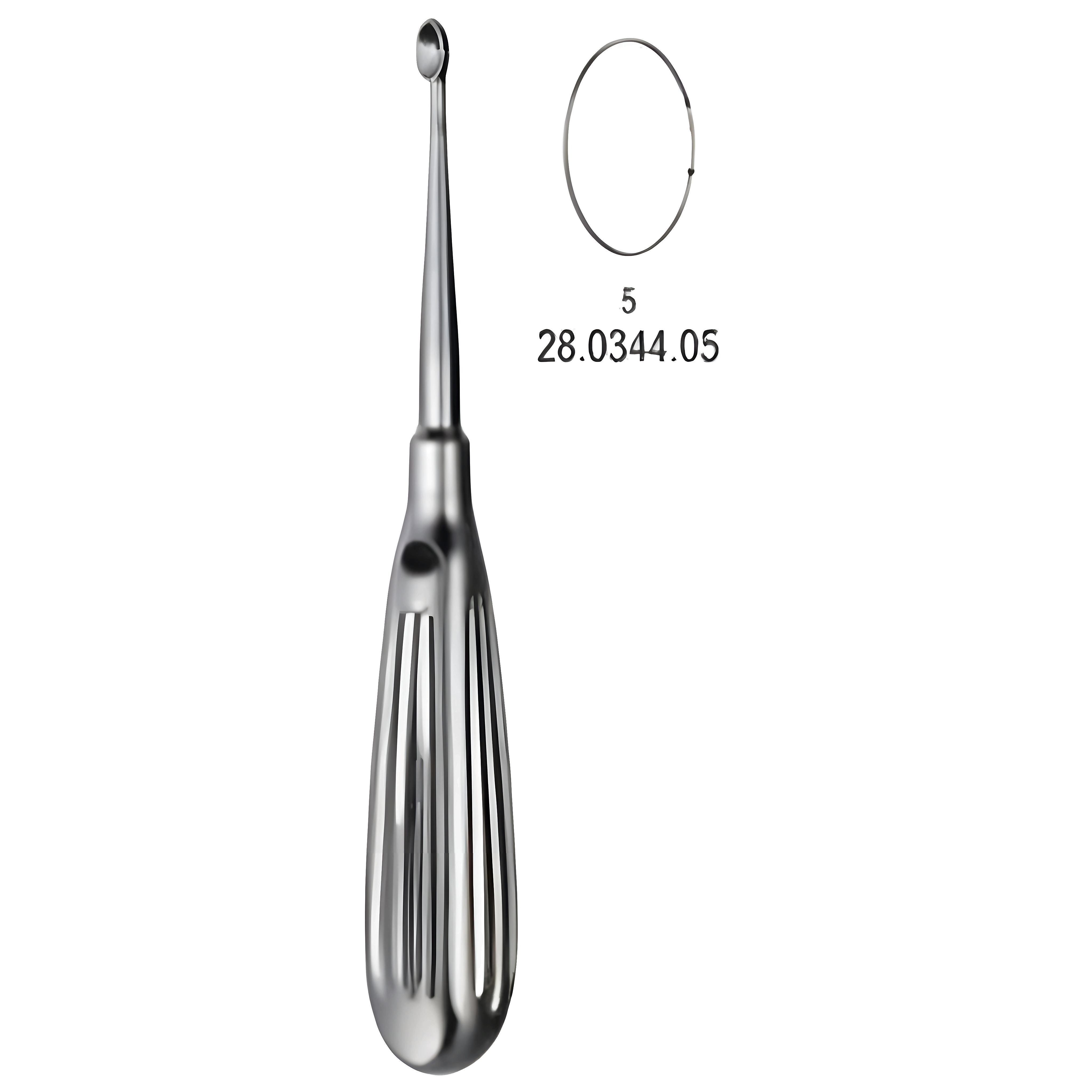 Volkmann Bone Curette 17cm, Fig.5