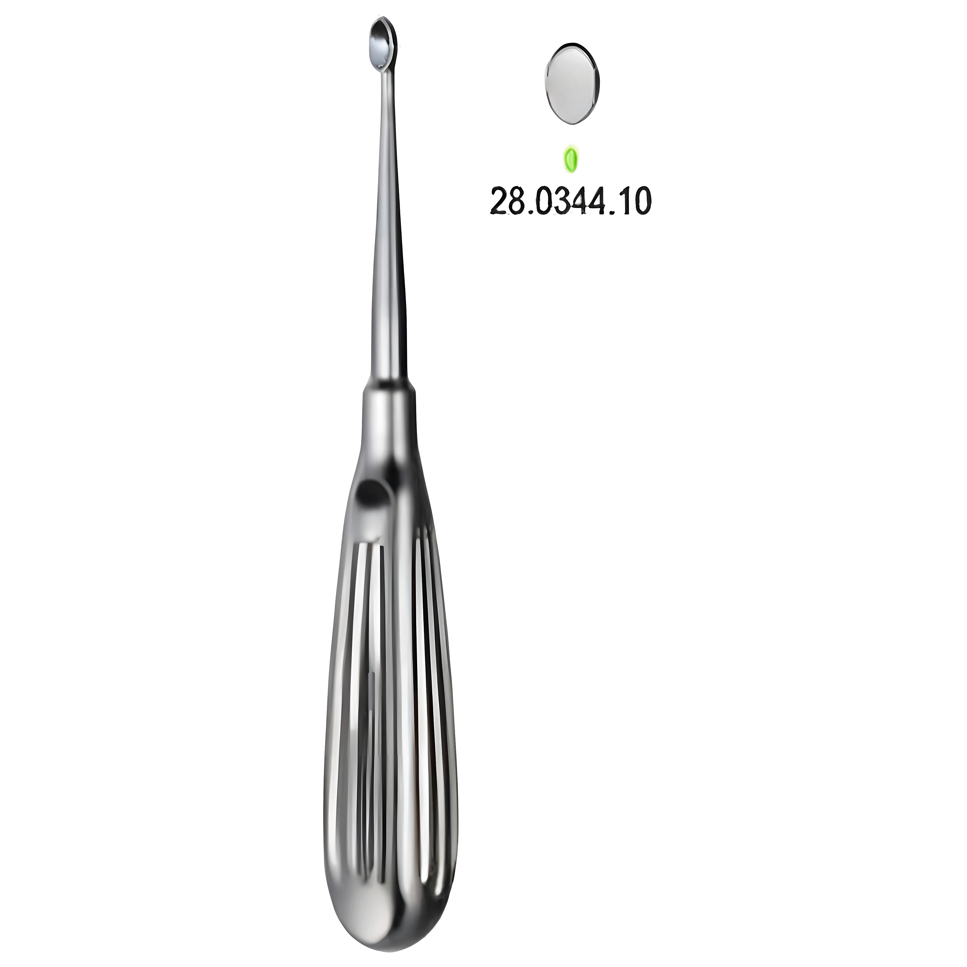 Volkmann Bone Curette 17cm, Fig.0