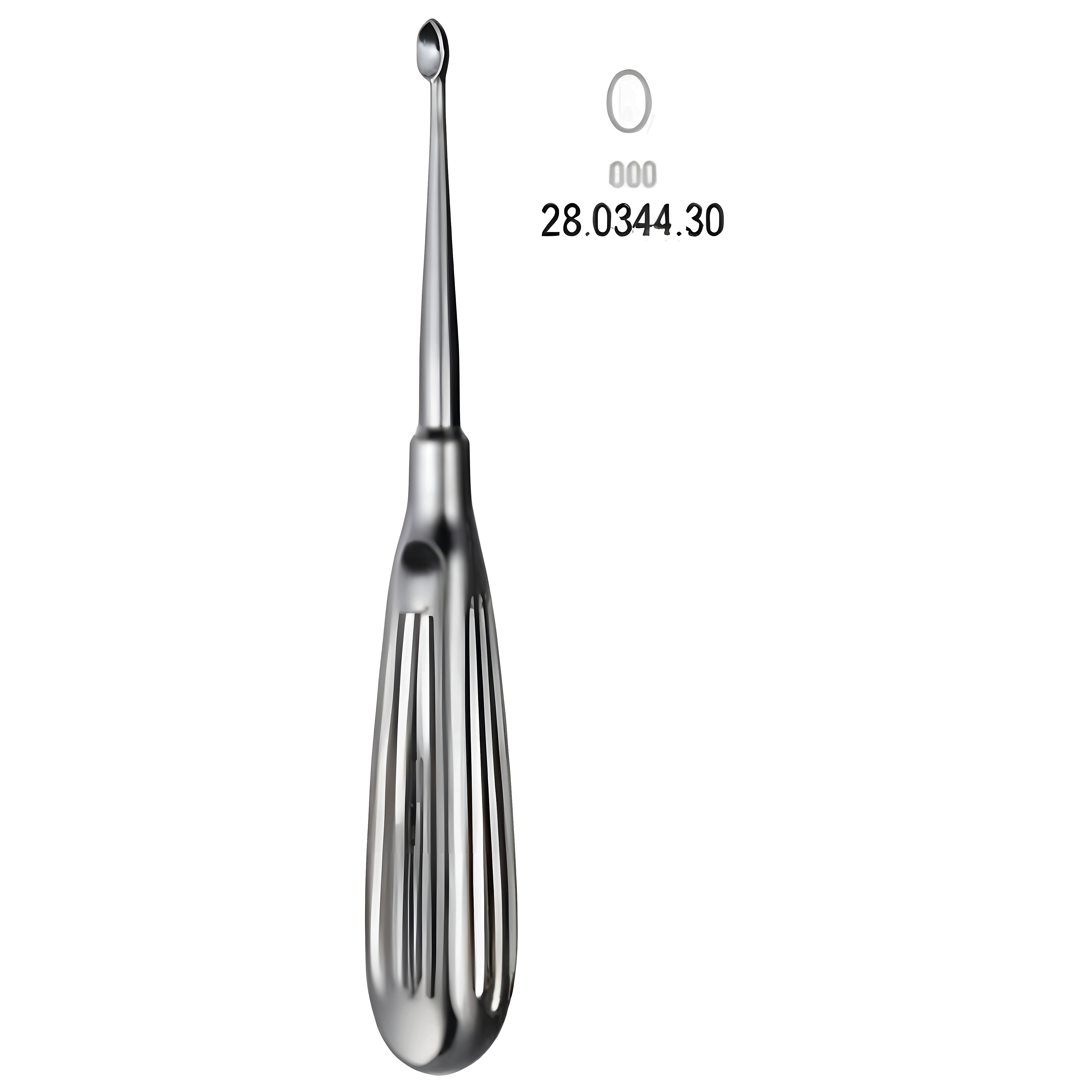 Volkmann Bone Curette 17cm, Fig.000