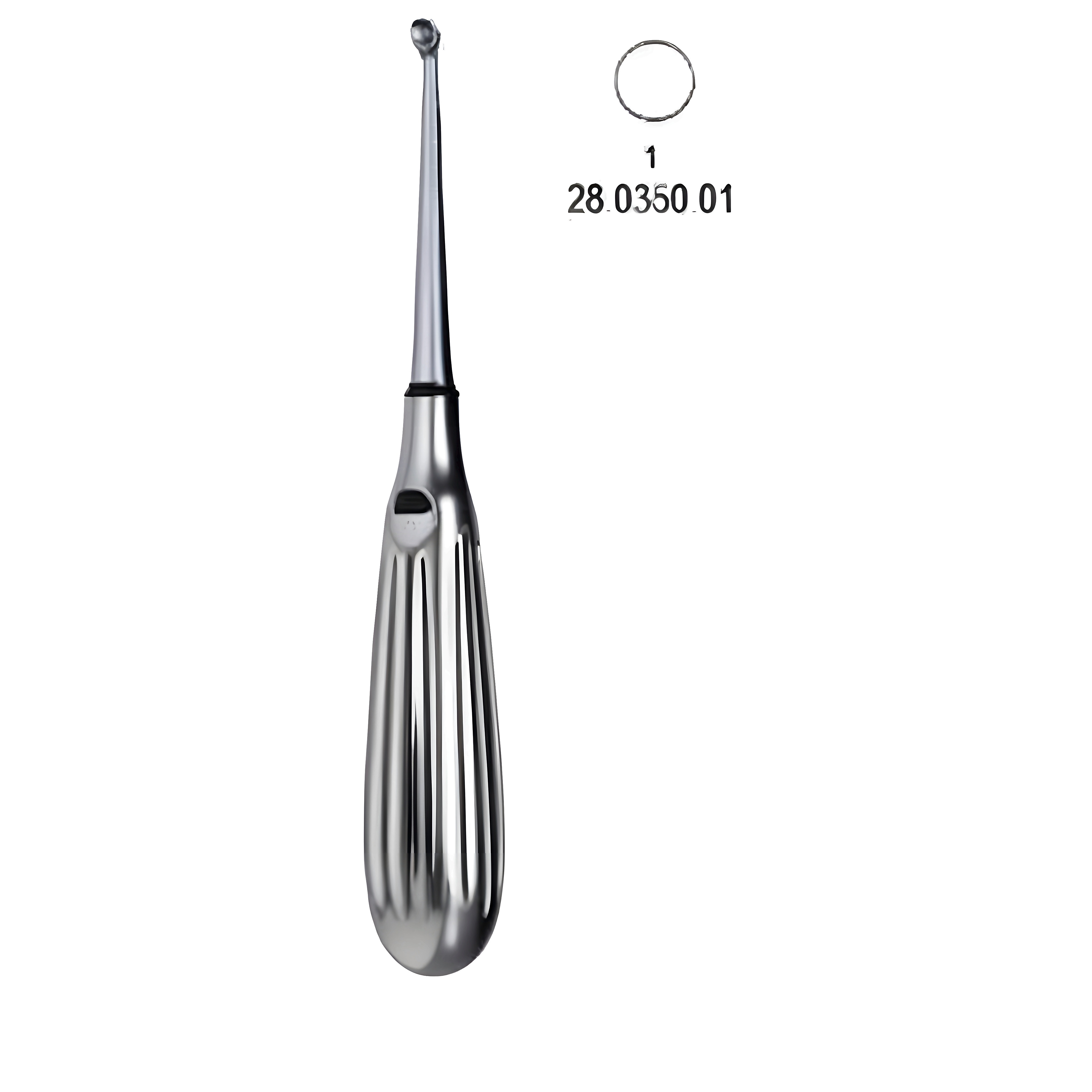 Bruns Bone Curette 17cm, Fig.1