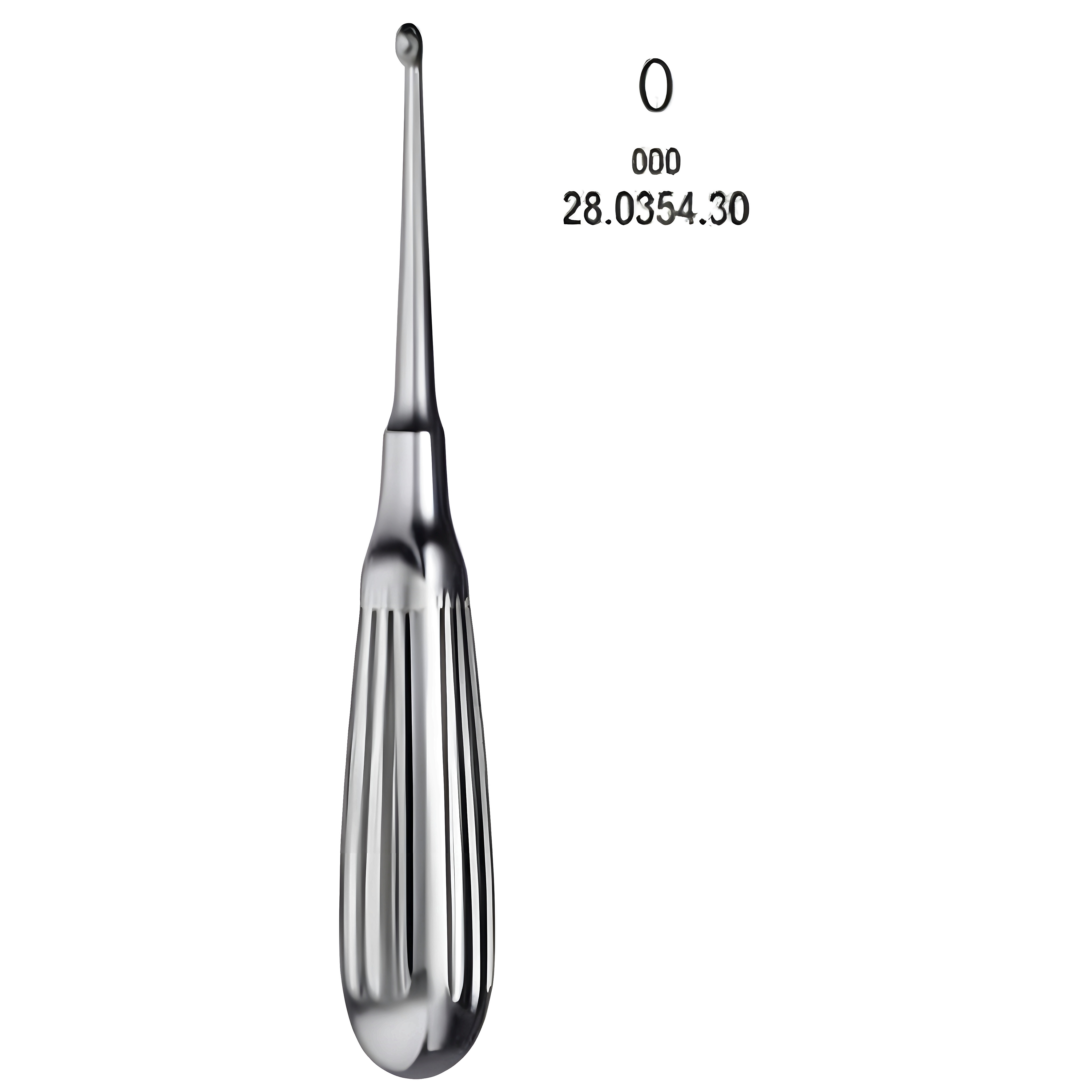 Schede Bone Curette 17cm, Fig.000