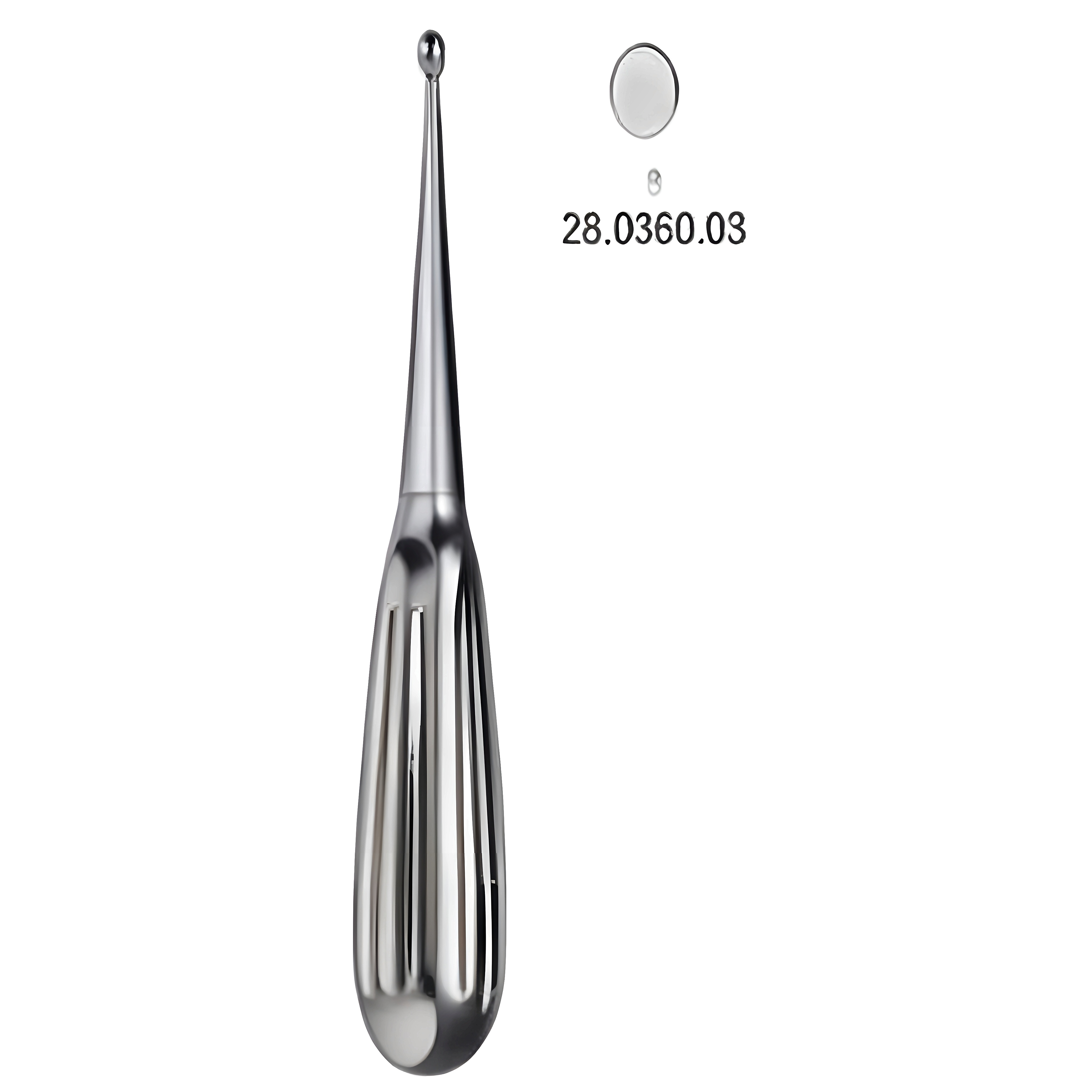 Spratt Bone Curette 16.5cm, Fig.3