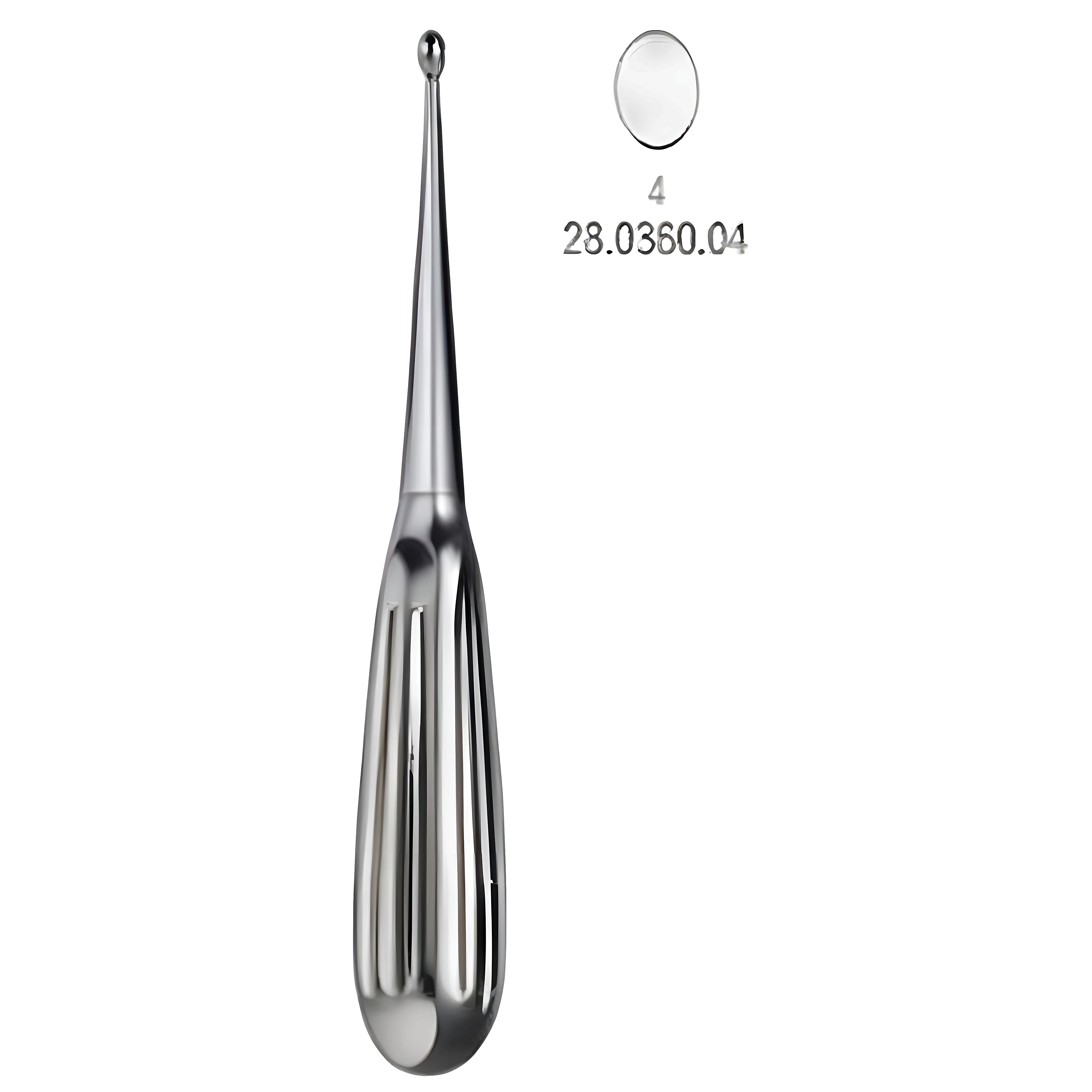 Spratt Bone Curette 16.5cm, Fig.4