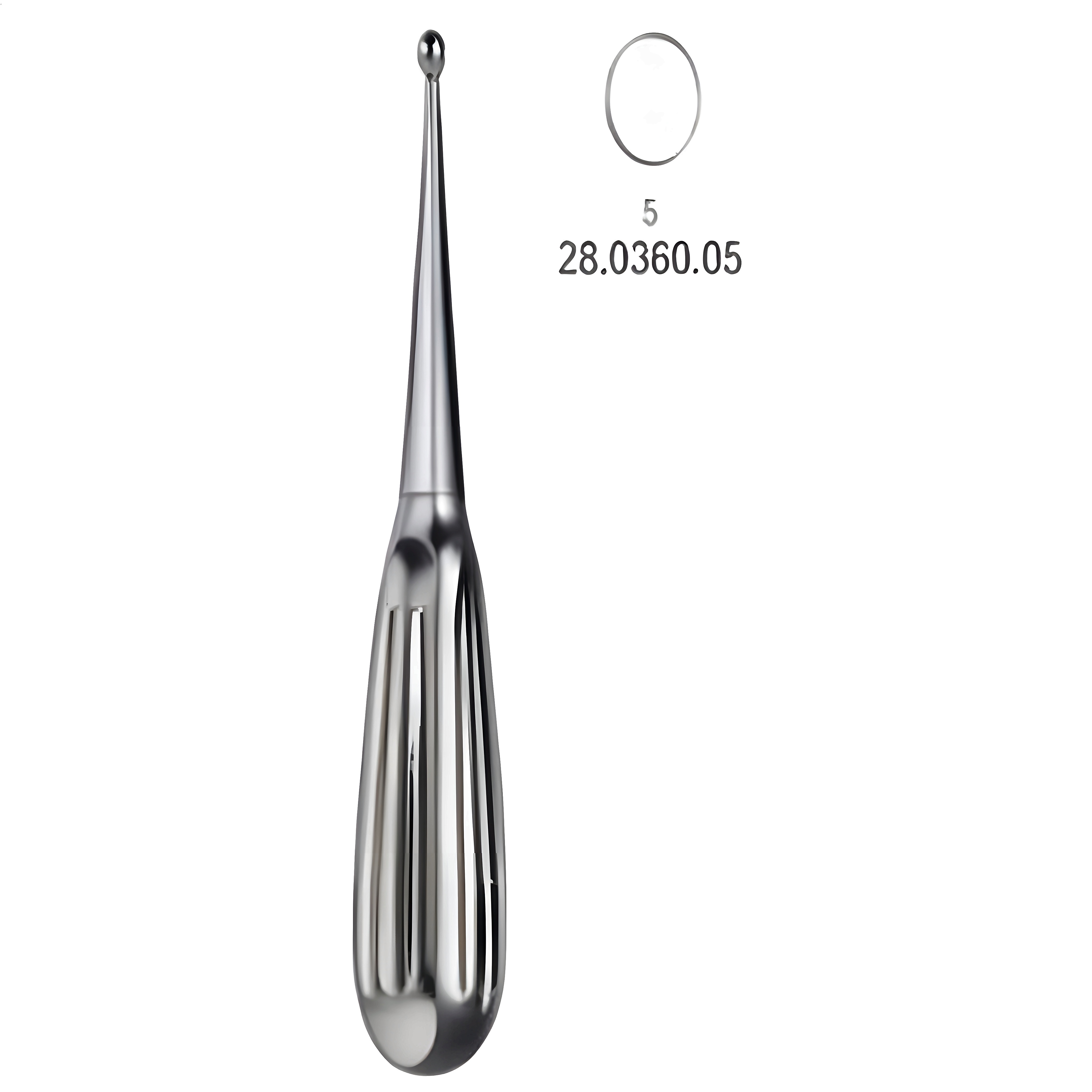 Spratt Bone Curette 16.5cm, Fig.5
