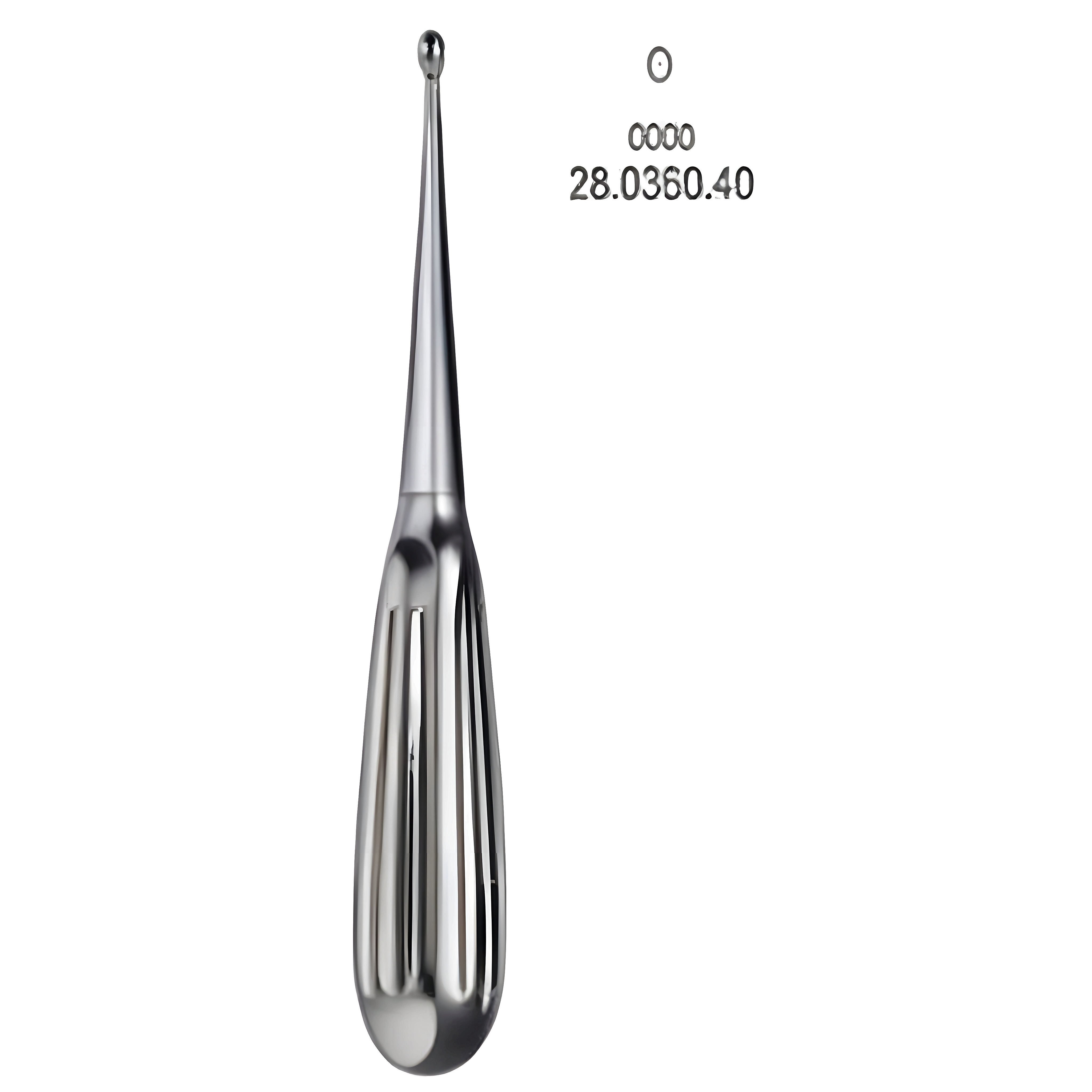 Spratt Bone Curette 16.5cm, Fig.0000