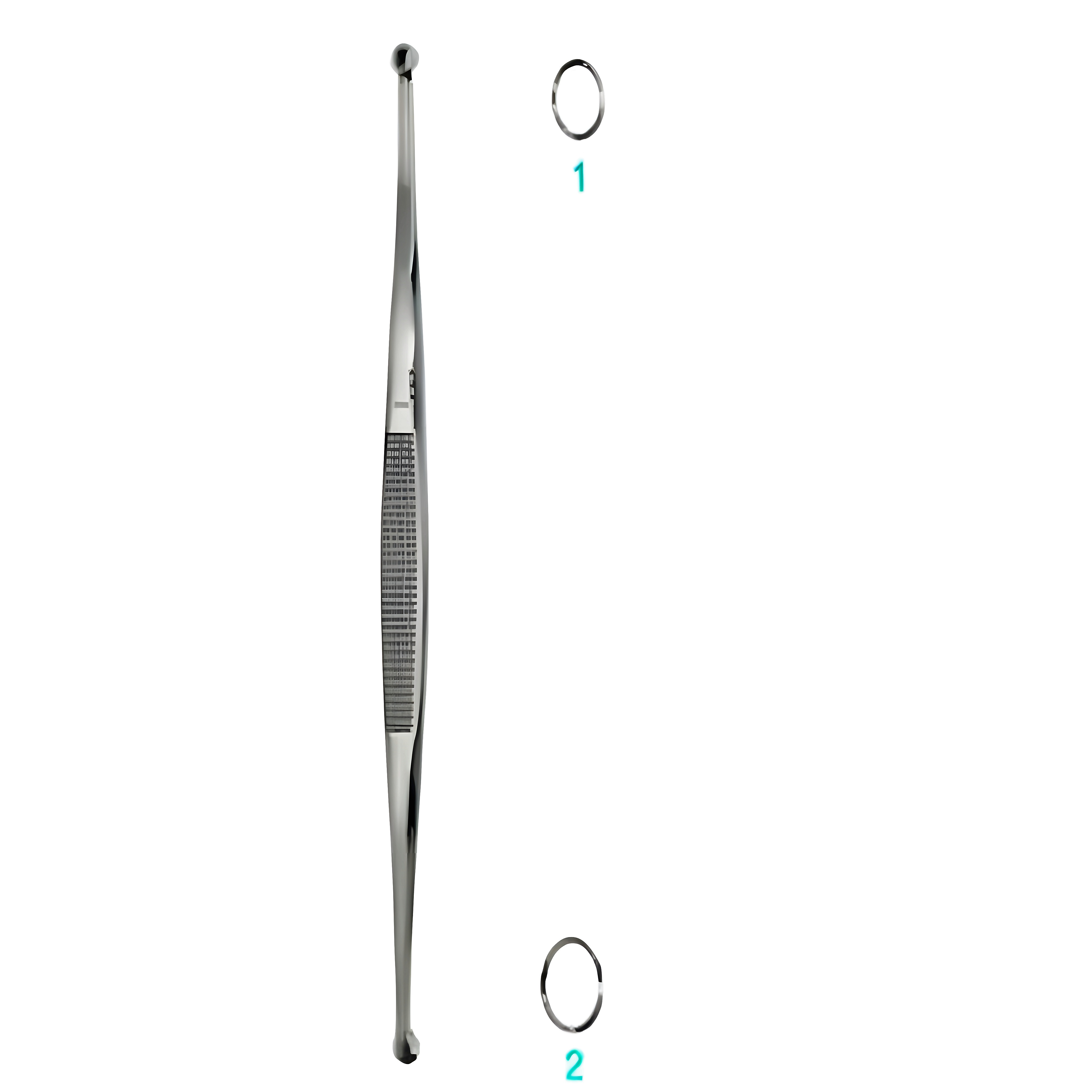Williger Double Curette 13.5cm Fig.1/2