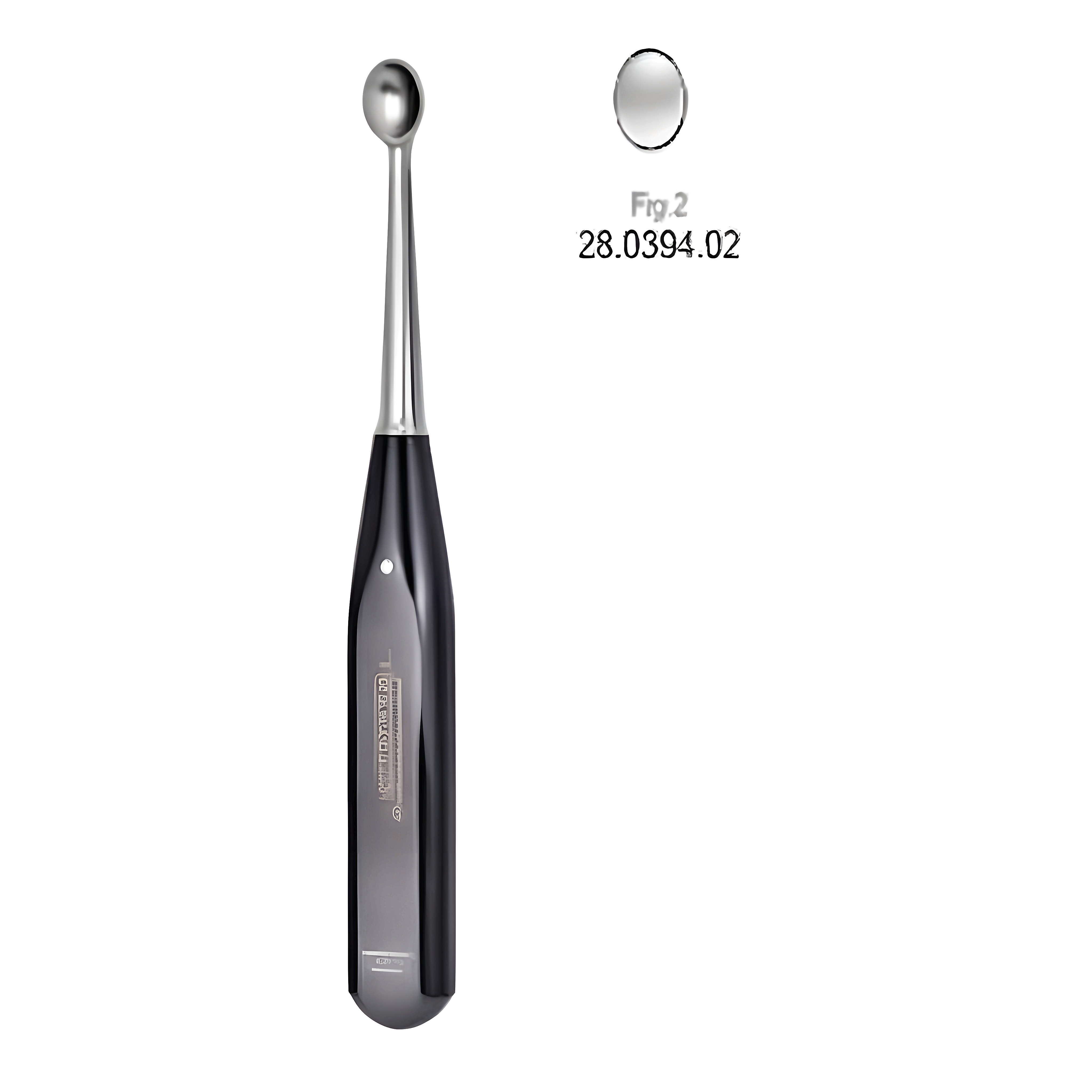 Volkmann Bone Curette Ferrozel 17cm Fig.2