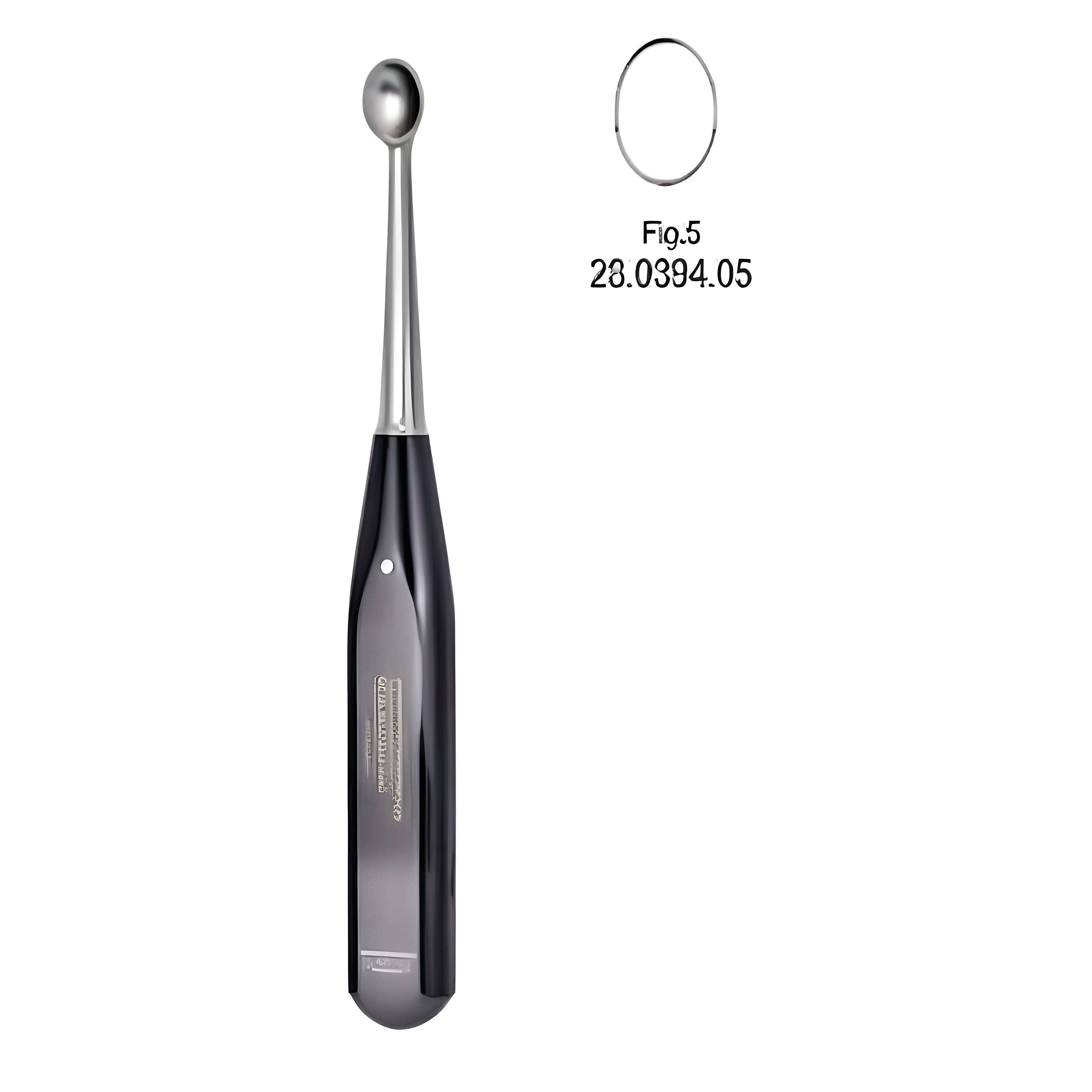 Volkmann Bone Curette Ferrozel 17cm Fig.5