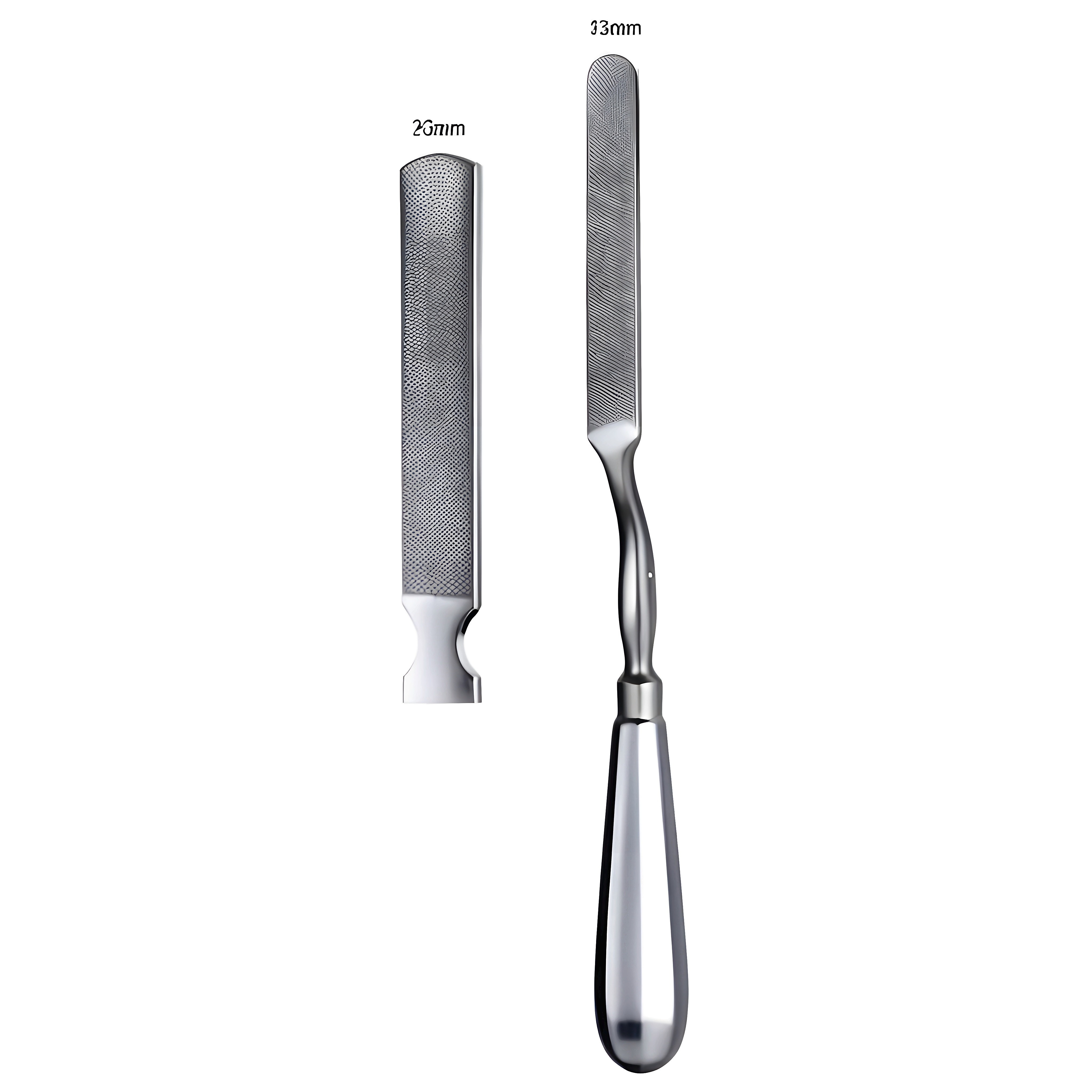 Putti Bone File with hollow handle 24.5cm
