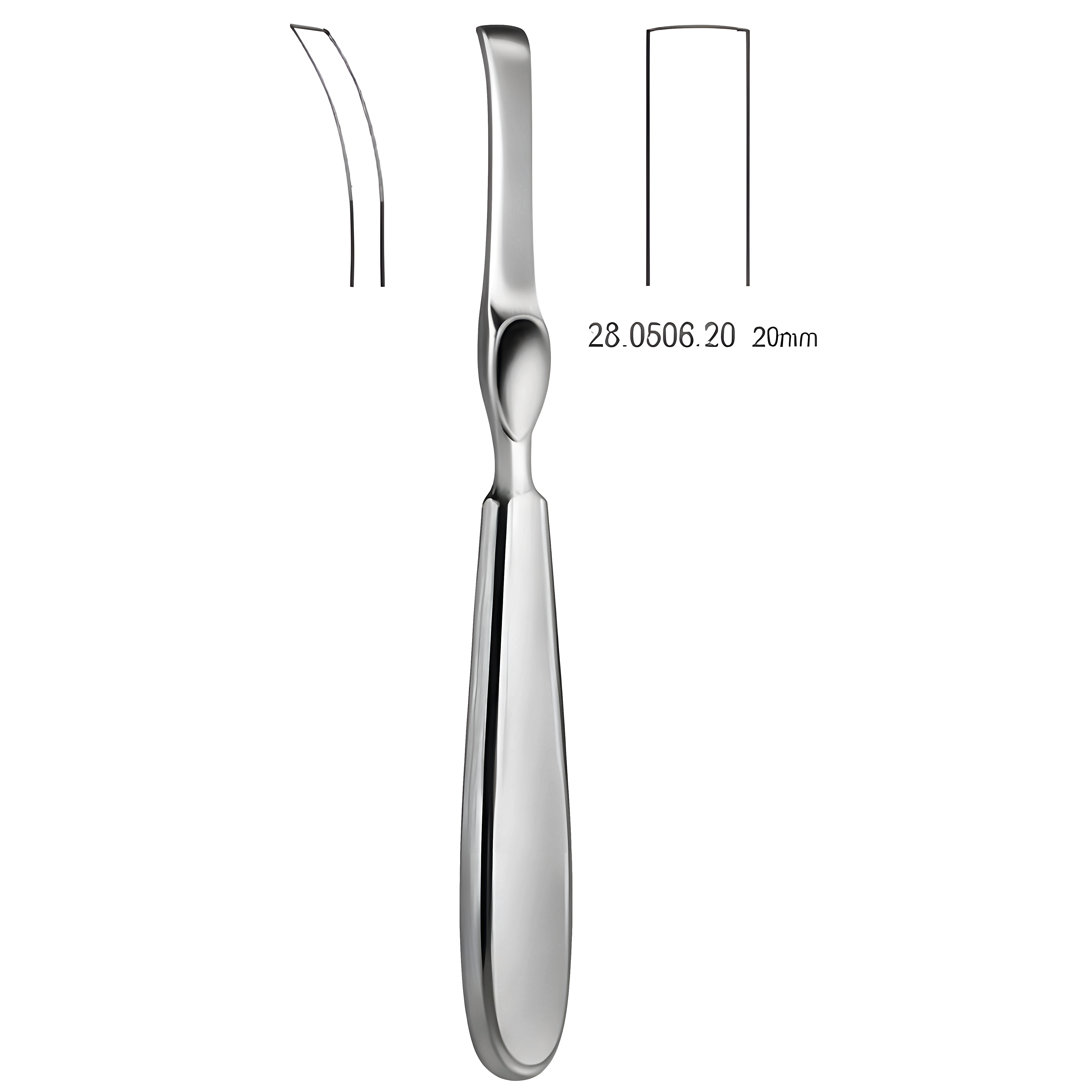 Lambotte Periosteal Elevator 20mm 21cm