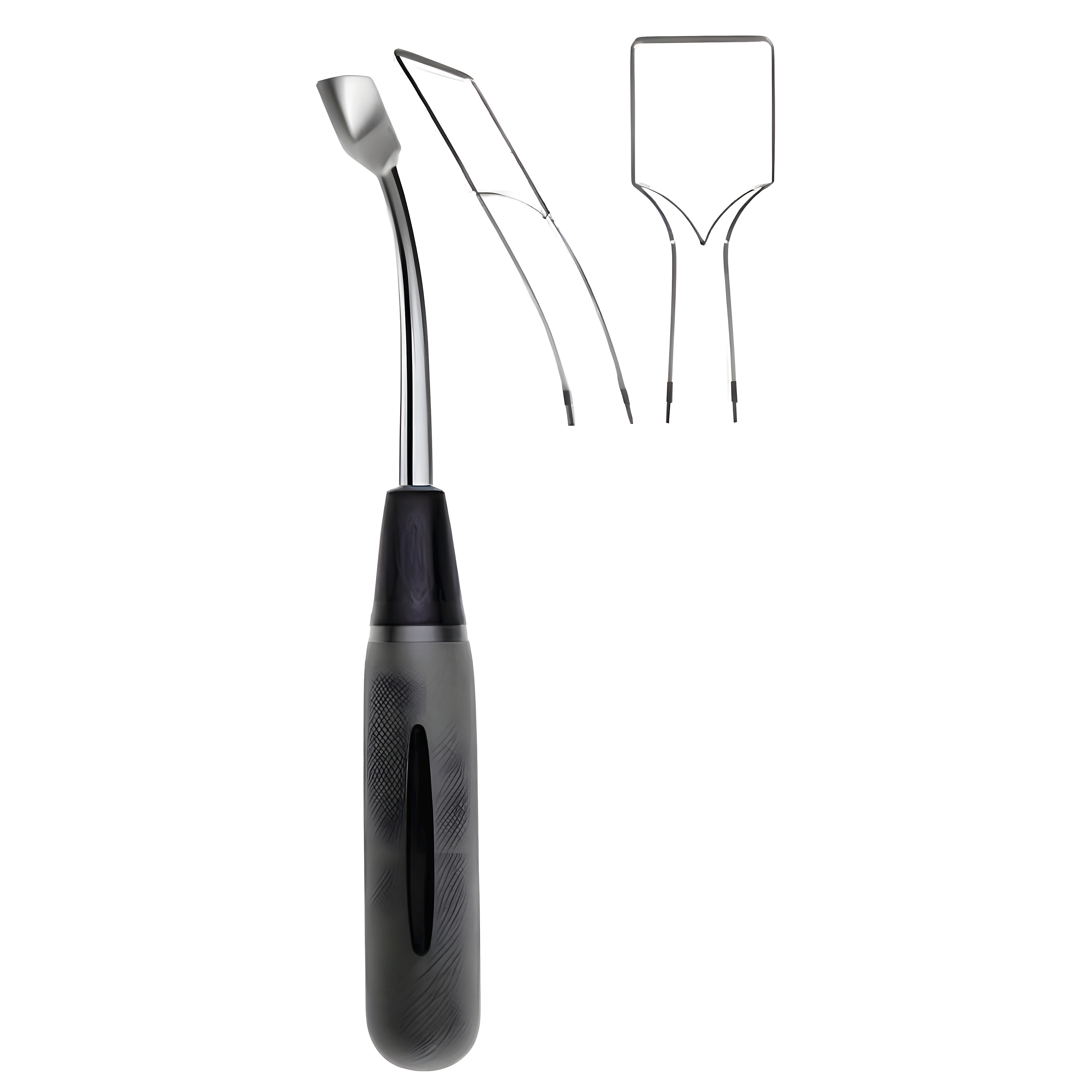 Raspatory with fibre handle cvd 13mm, 18.5cm