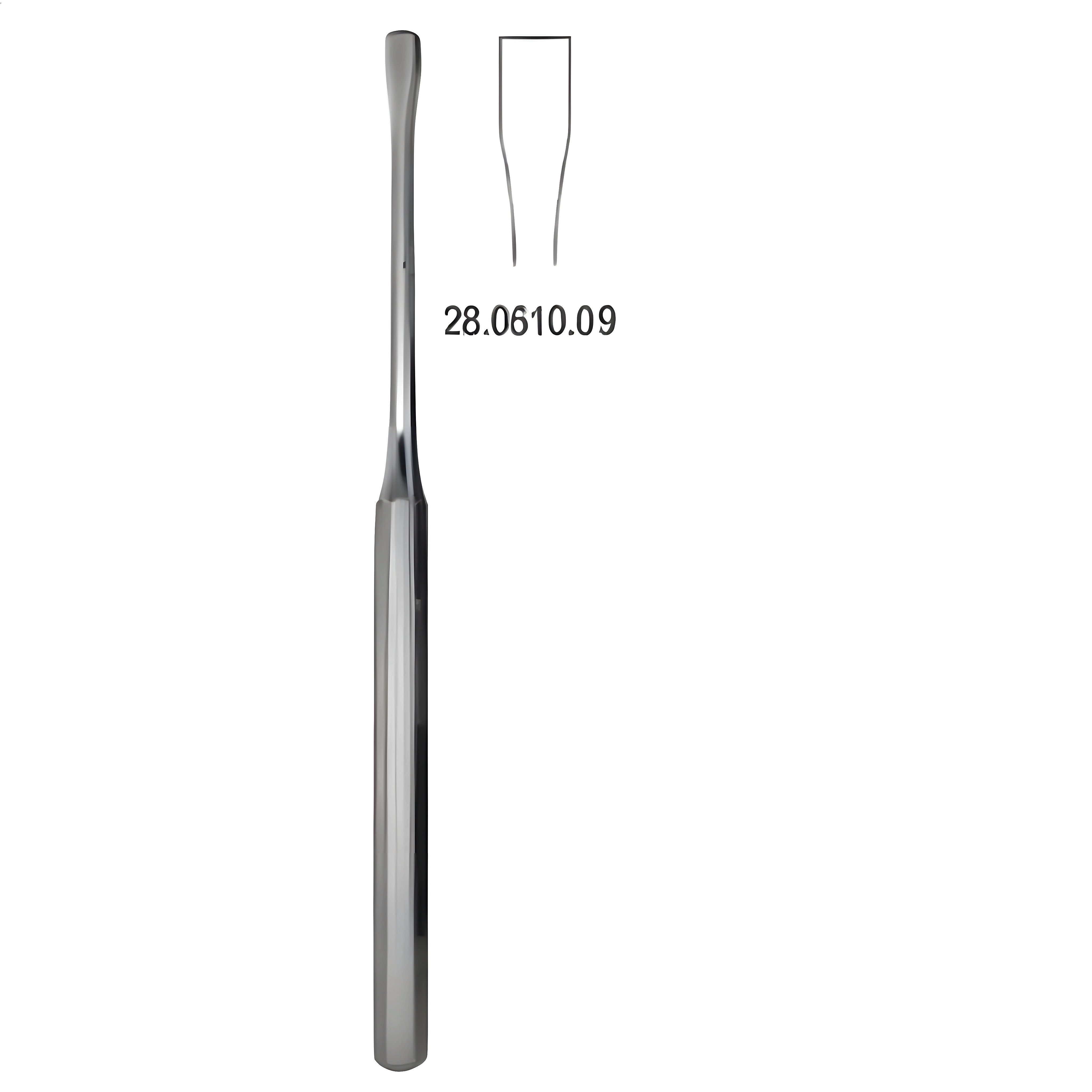 Key Periosteal Elevator (Rugine) 9mm, 19cm