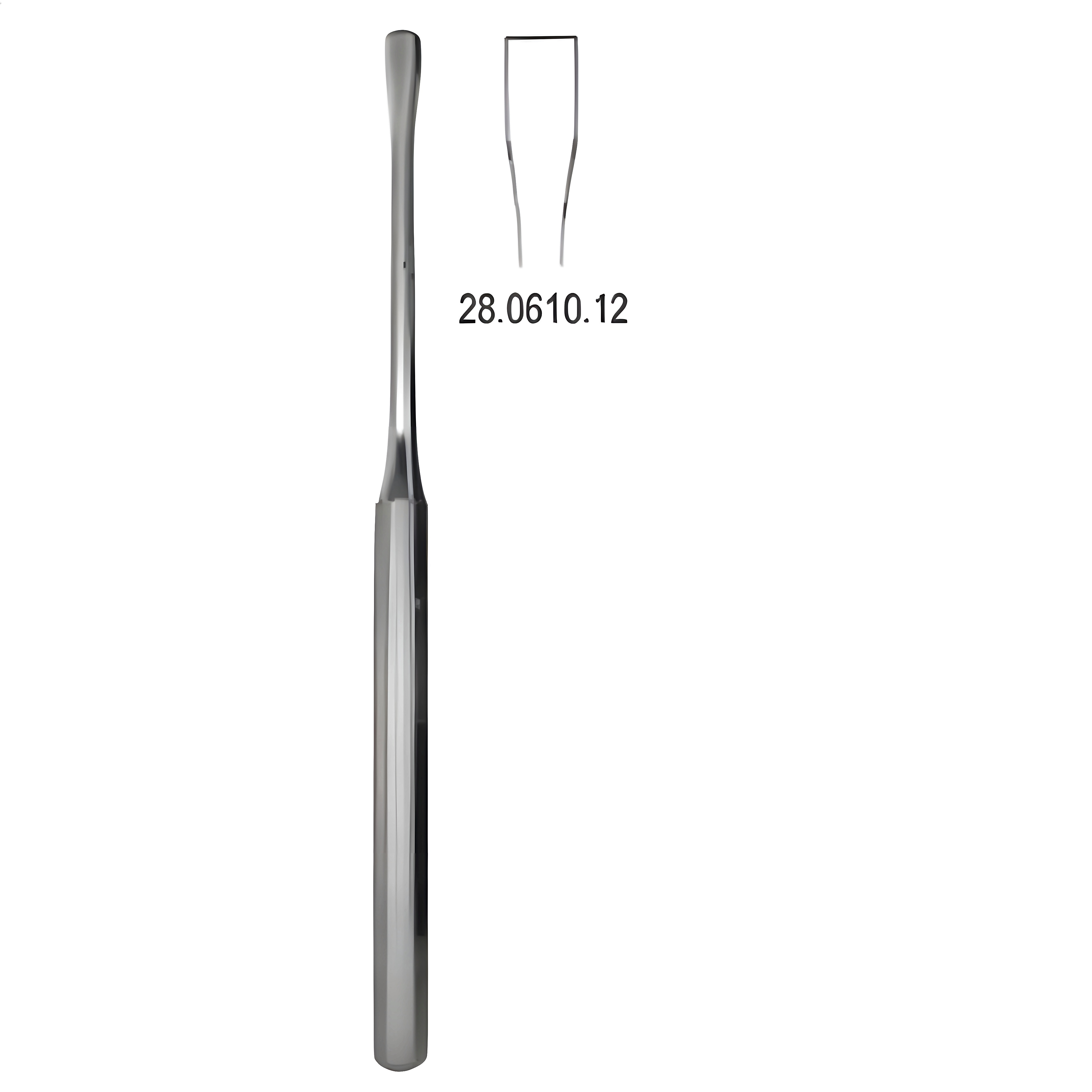 Key Periosteal Elevator (Rugine) 12mm, 19cm