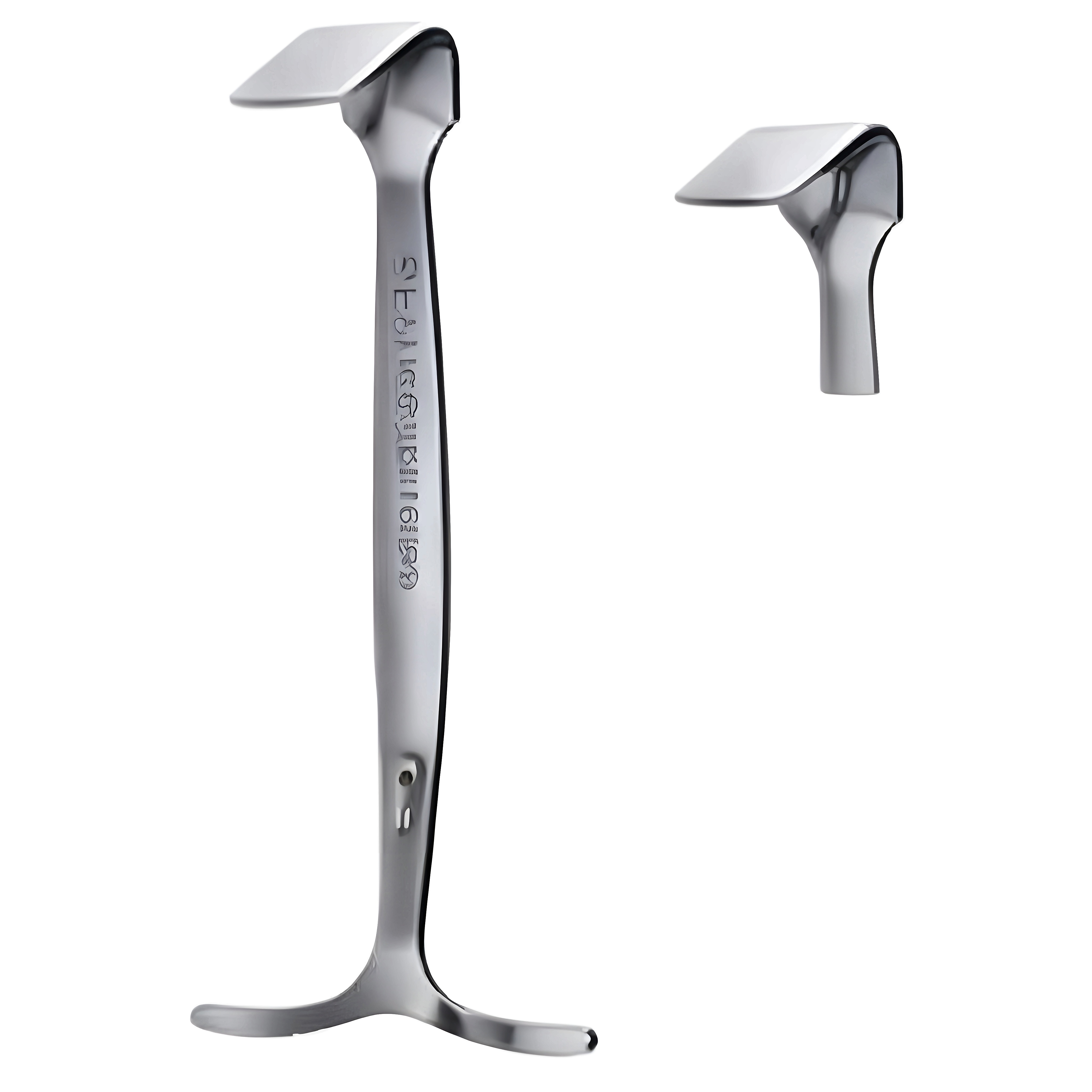 Smillie Meniscus Retractor angled 32x19mm, 14.5cm