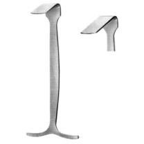 Smillie Meniscus Retractor angled 48x19mm, 14.5cm