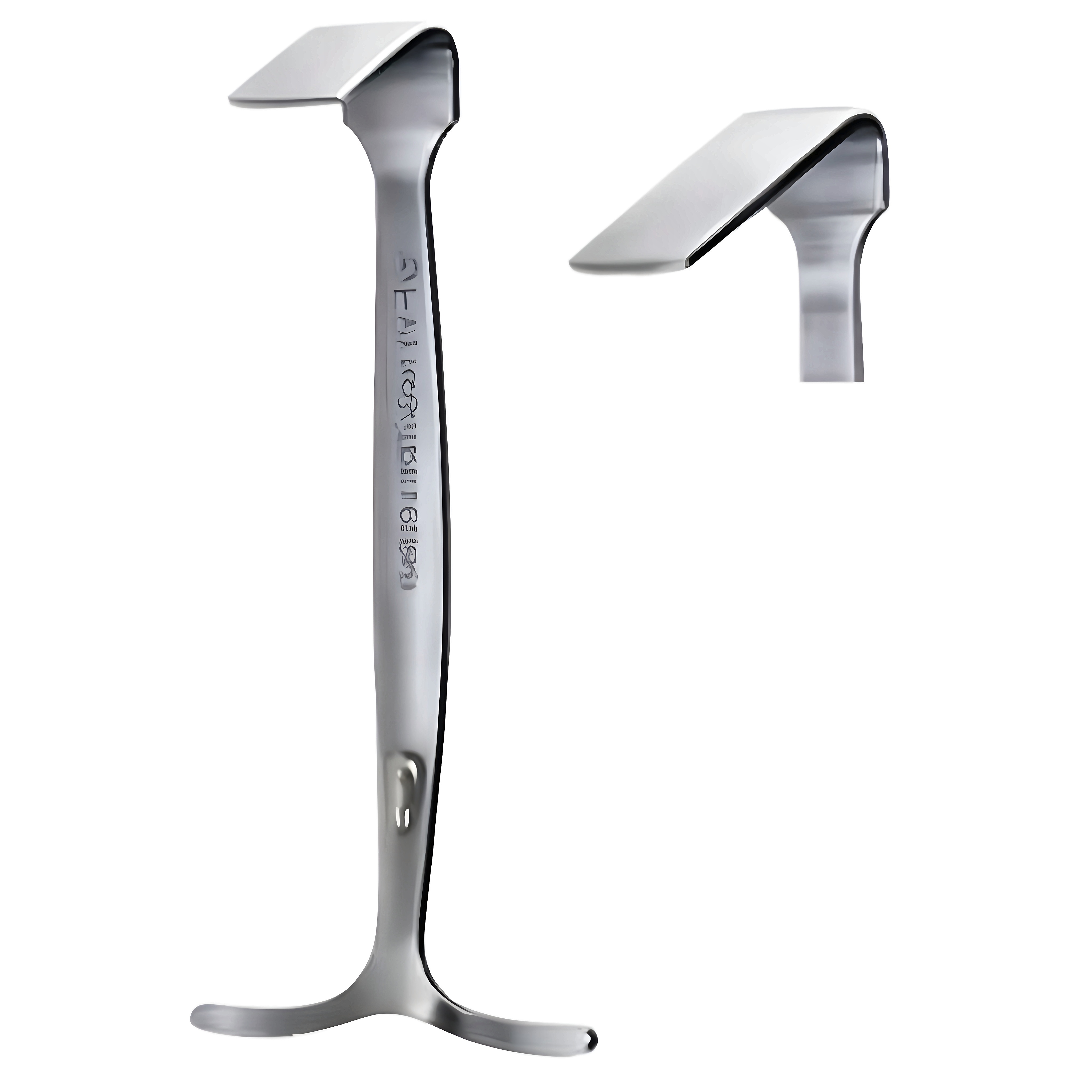 Smillie Meniscus Retractor angled 57x19mm, 14.5cm