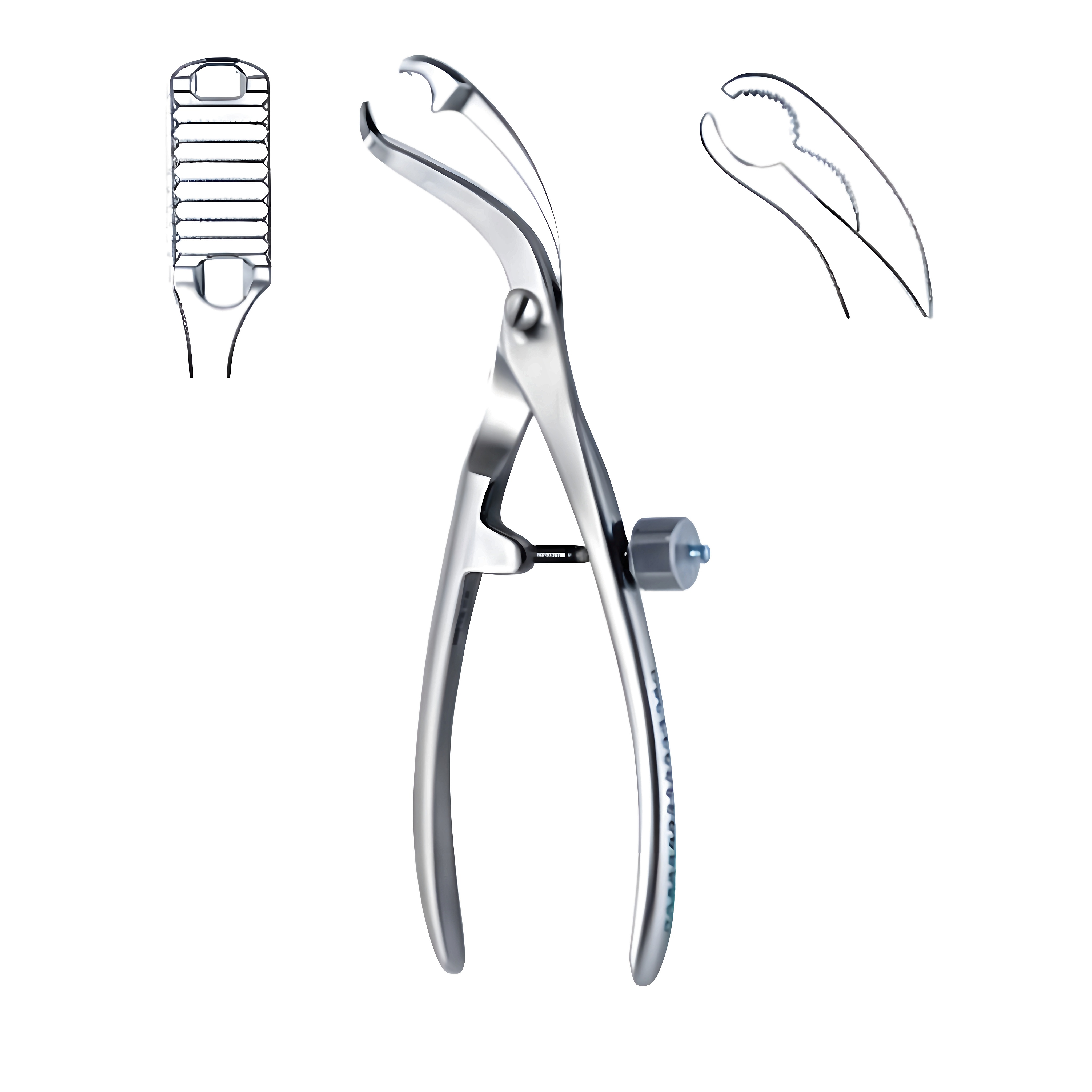 Self Centering Bone Holding Fcps 15cm