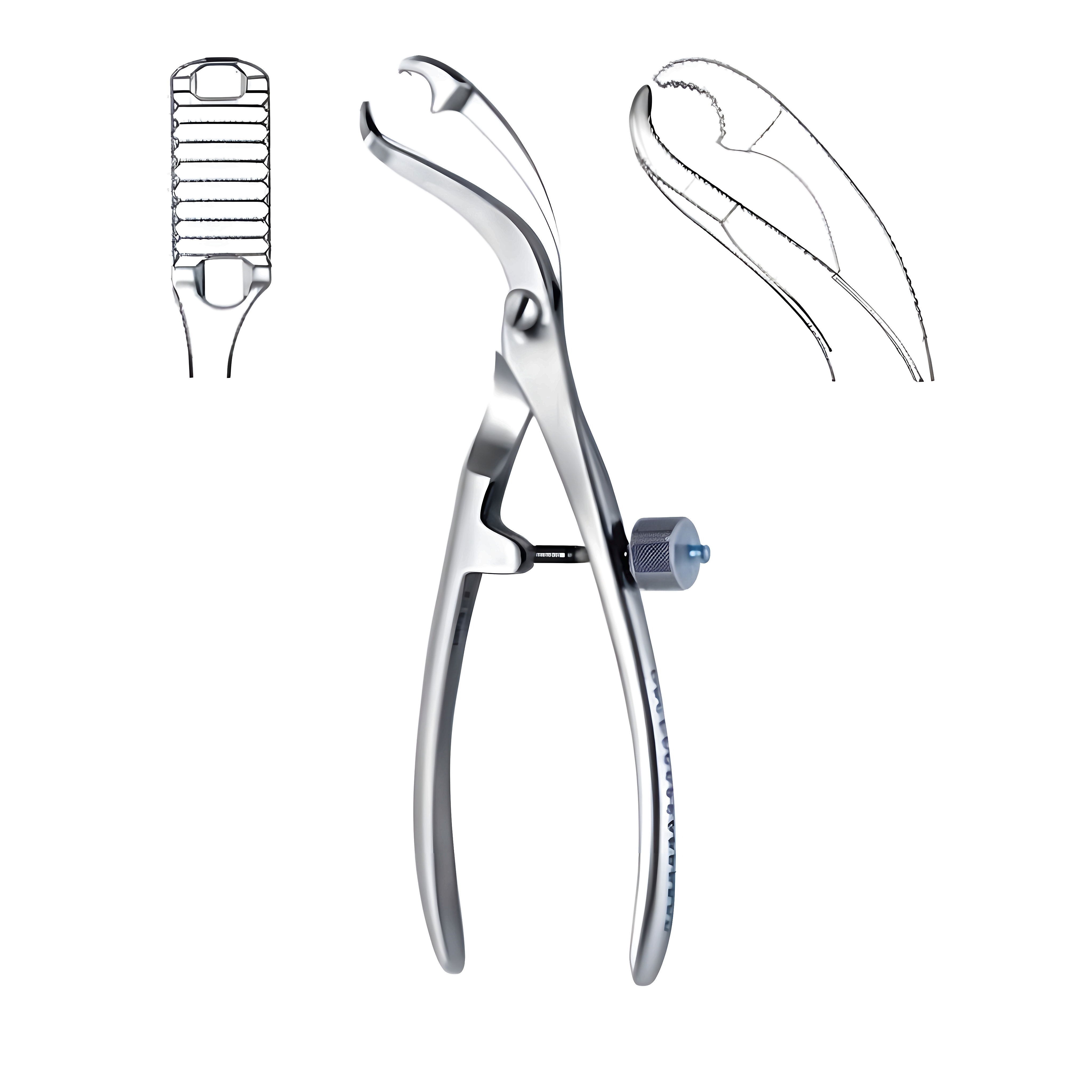 Self Centering Bone Holding Fcps 19cm