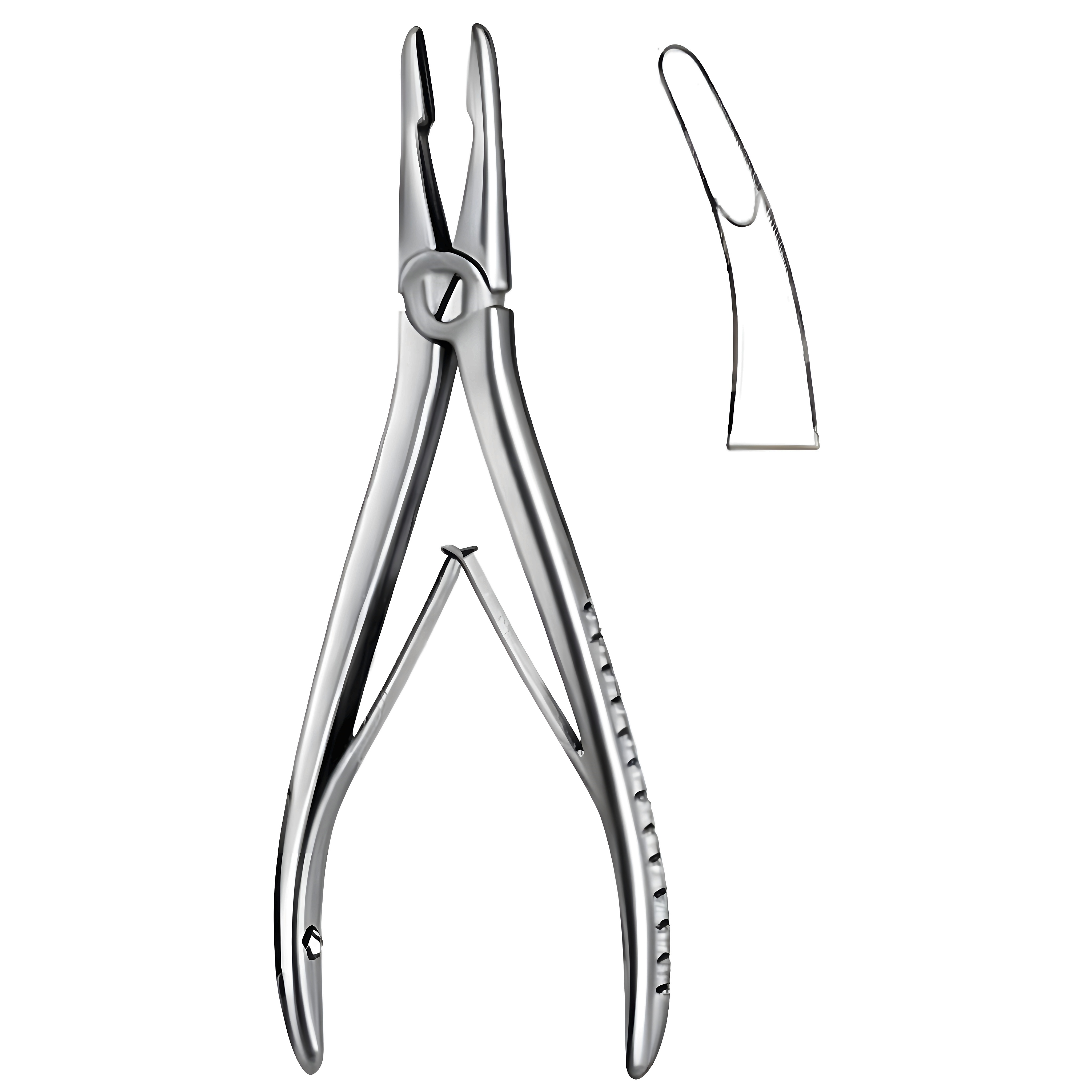 Jansen Bone Rongeur S/J slight cvd 18cm