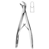 Bacon Bone Rongeur angled to side 7mm, 20cm