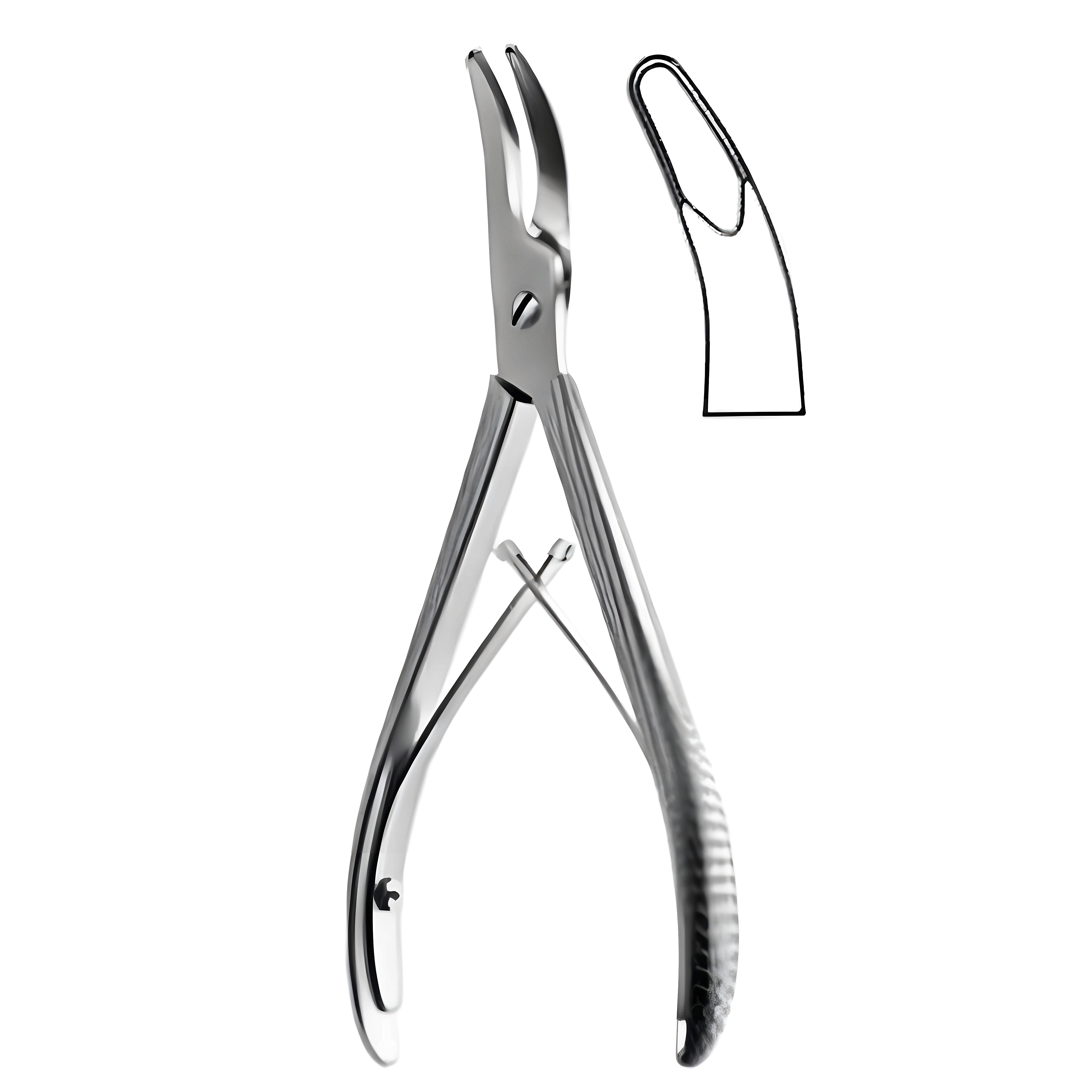 Luer Bone Rongeur strong cvd S/J 5mm, 15cm