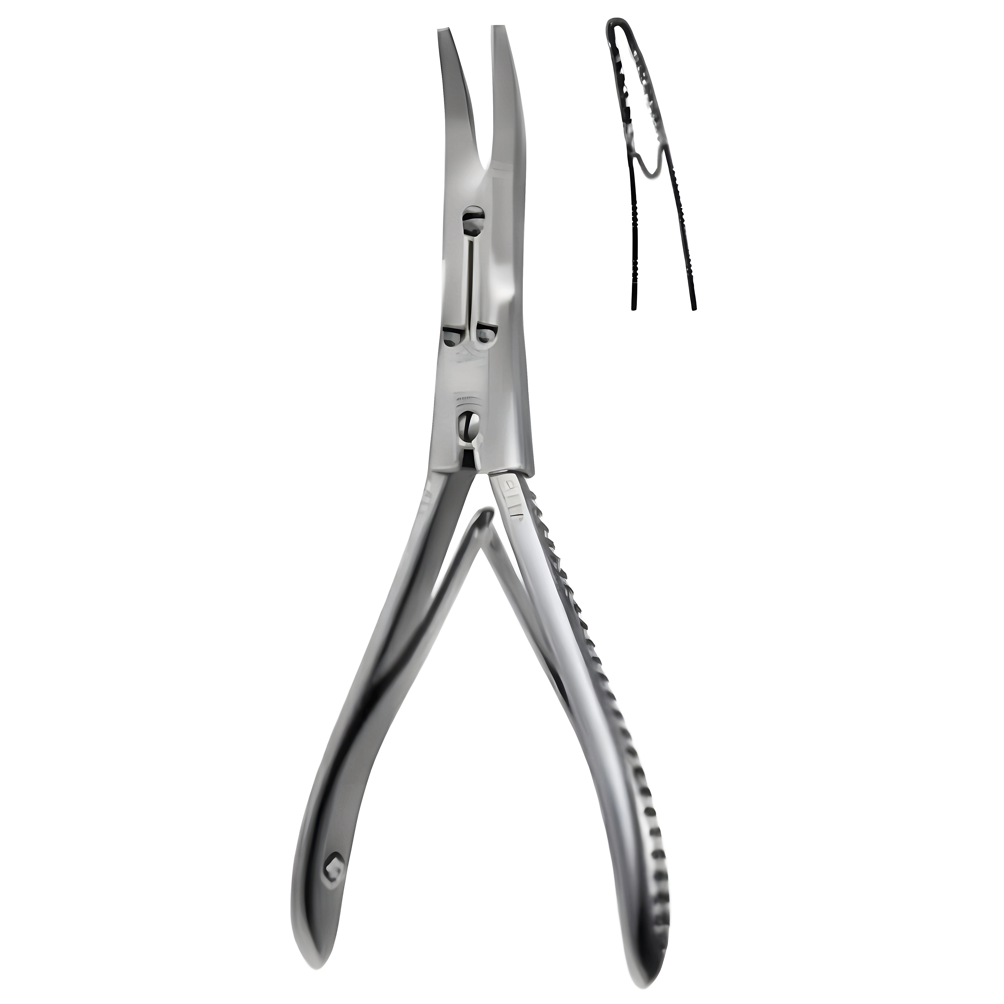 Ruskin Mini Bone Rongeur D/A cvd 2mm, 15cm