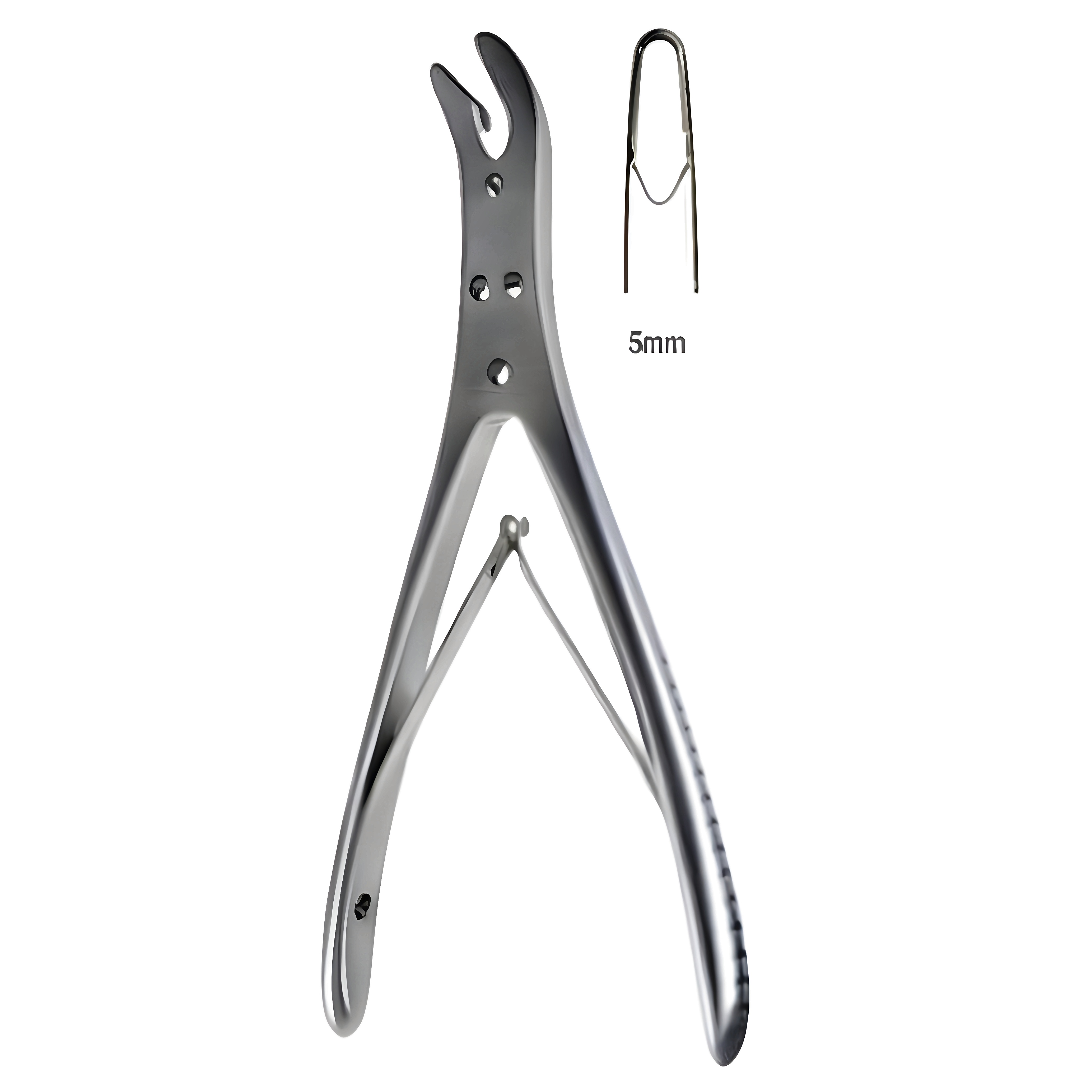 Ruskin Duckbill Bone Rongeur D/E 5mm jaw 18cm