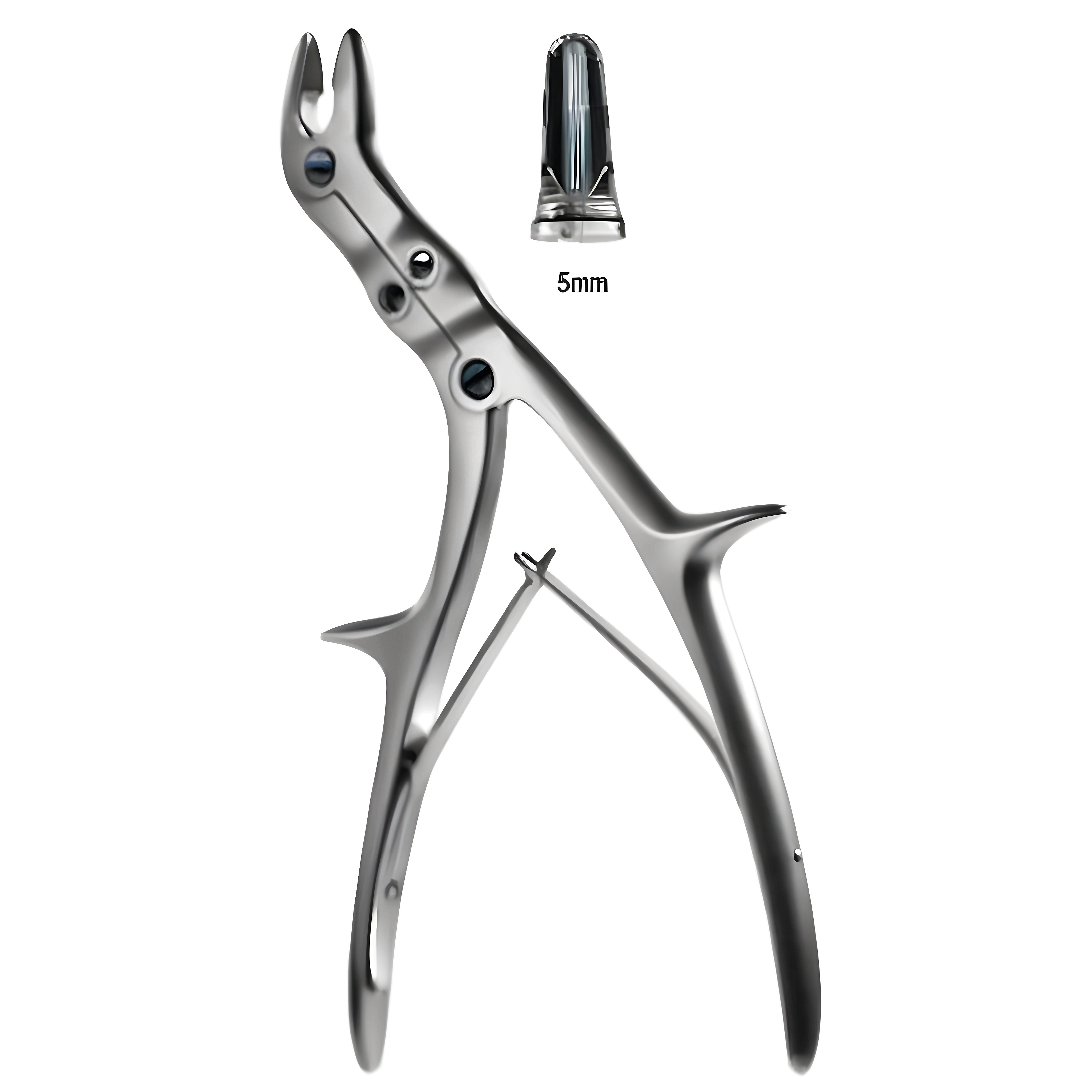 Stille Leksell Bone Rongeur 5mm, angled 23cm
