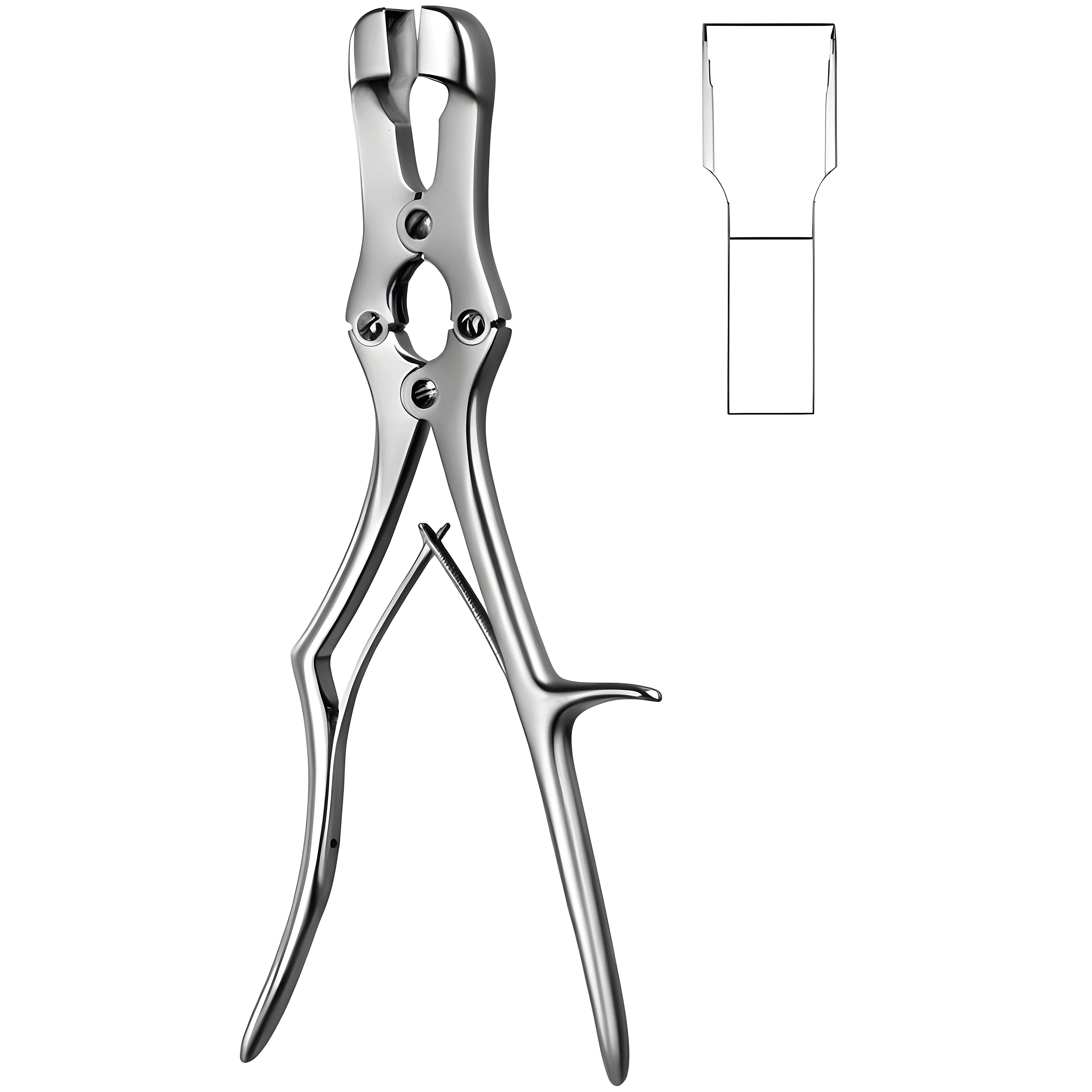 Sauerbruch Bone Rongeur Square 31cm