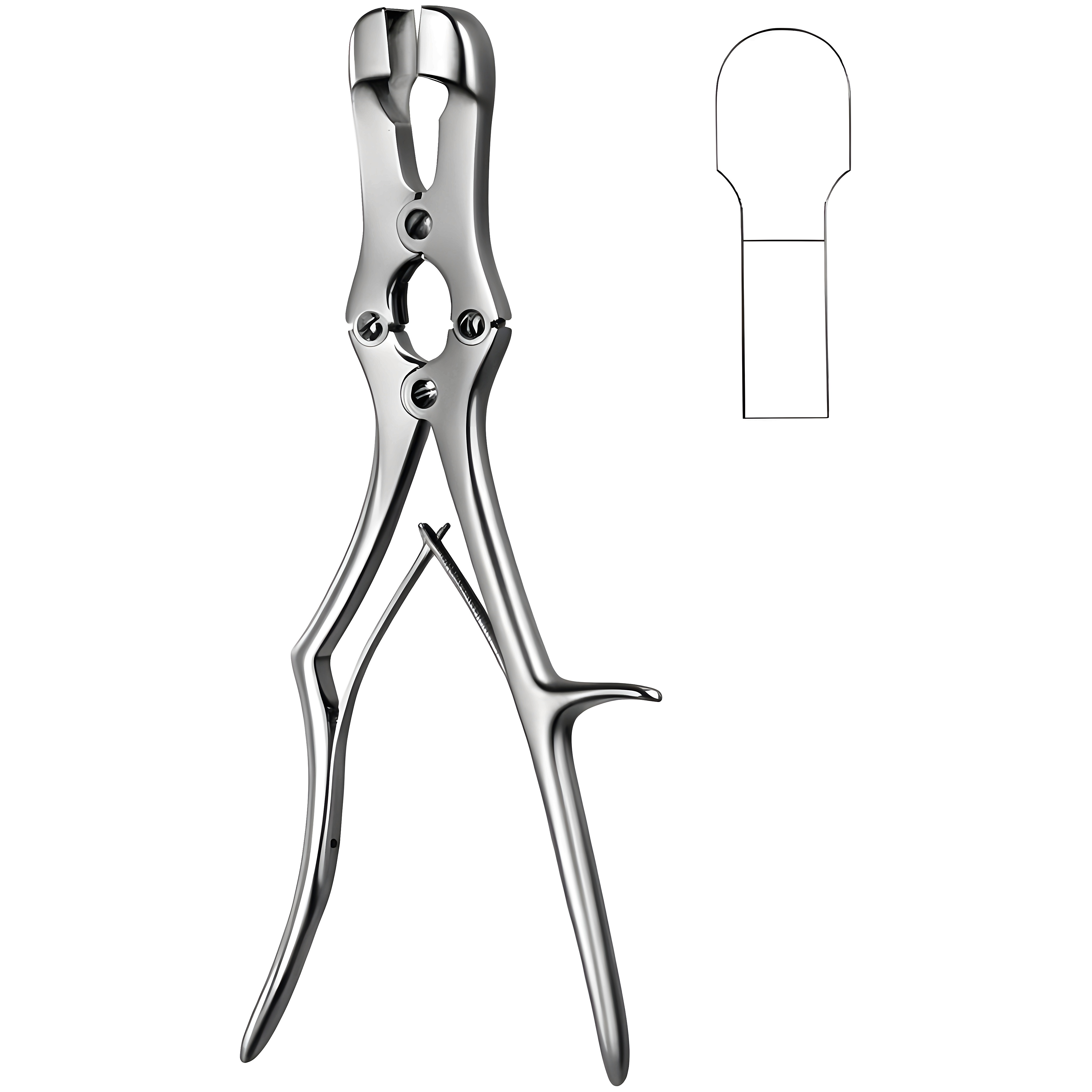 Sauerbruch Bone Rongeur Round 31cm