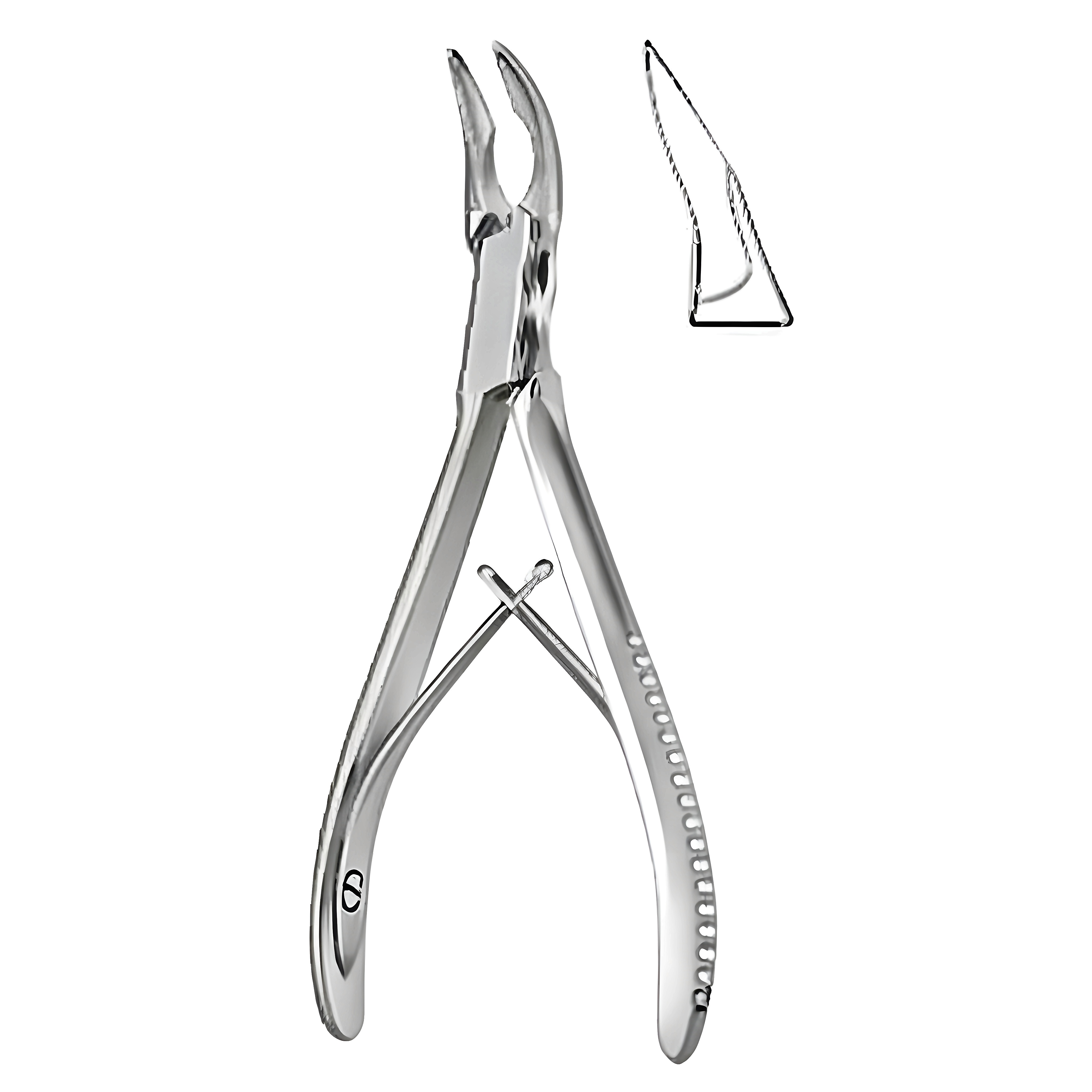 Cleveland Bone Cutting Fcps angled 15cm
