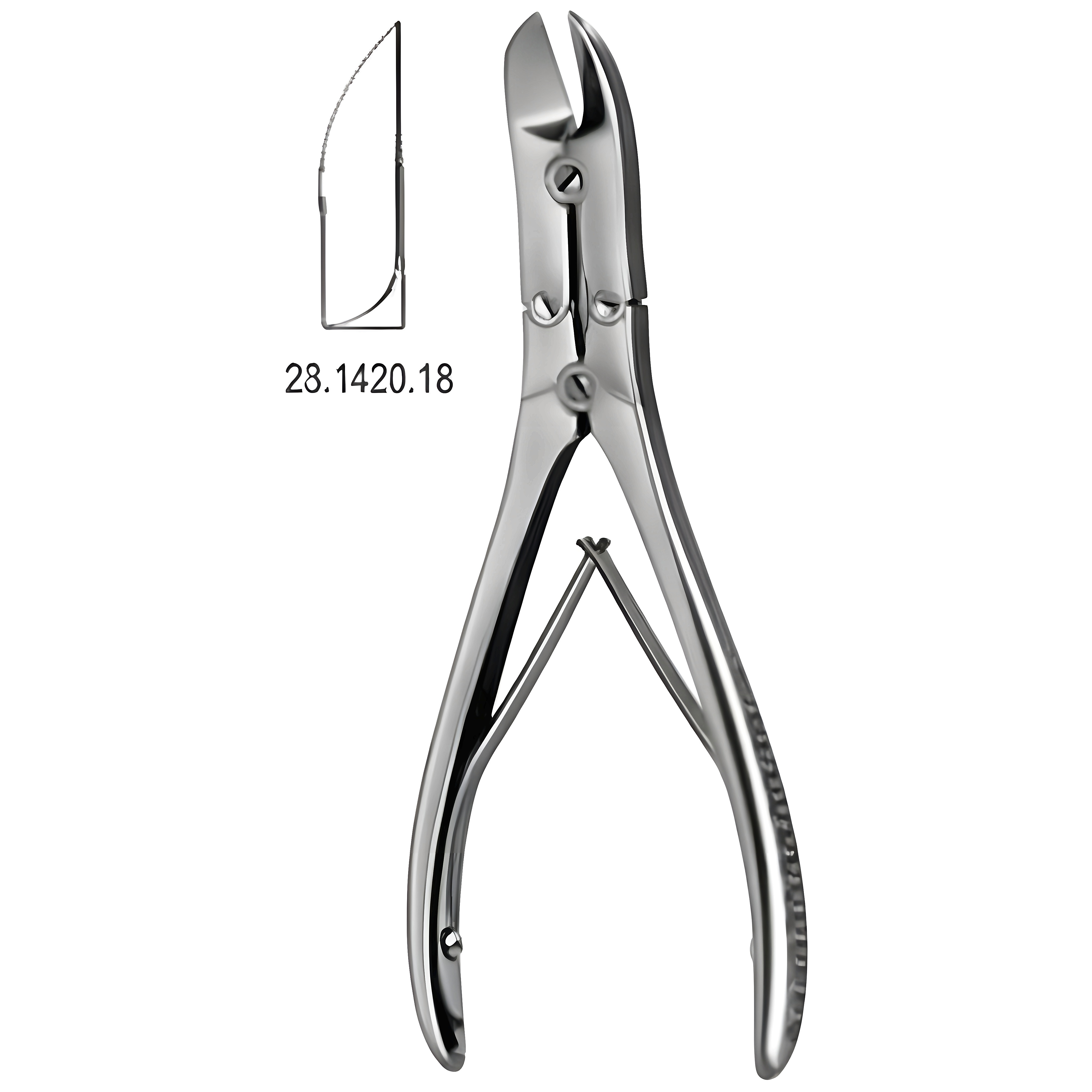 Ruskin-Liston Bone Cutting Fcps str 18.5cm