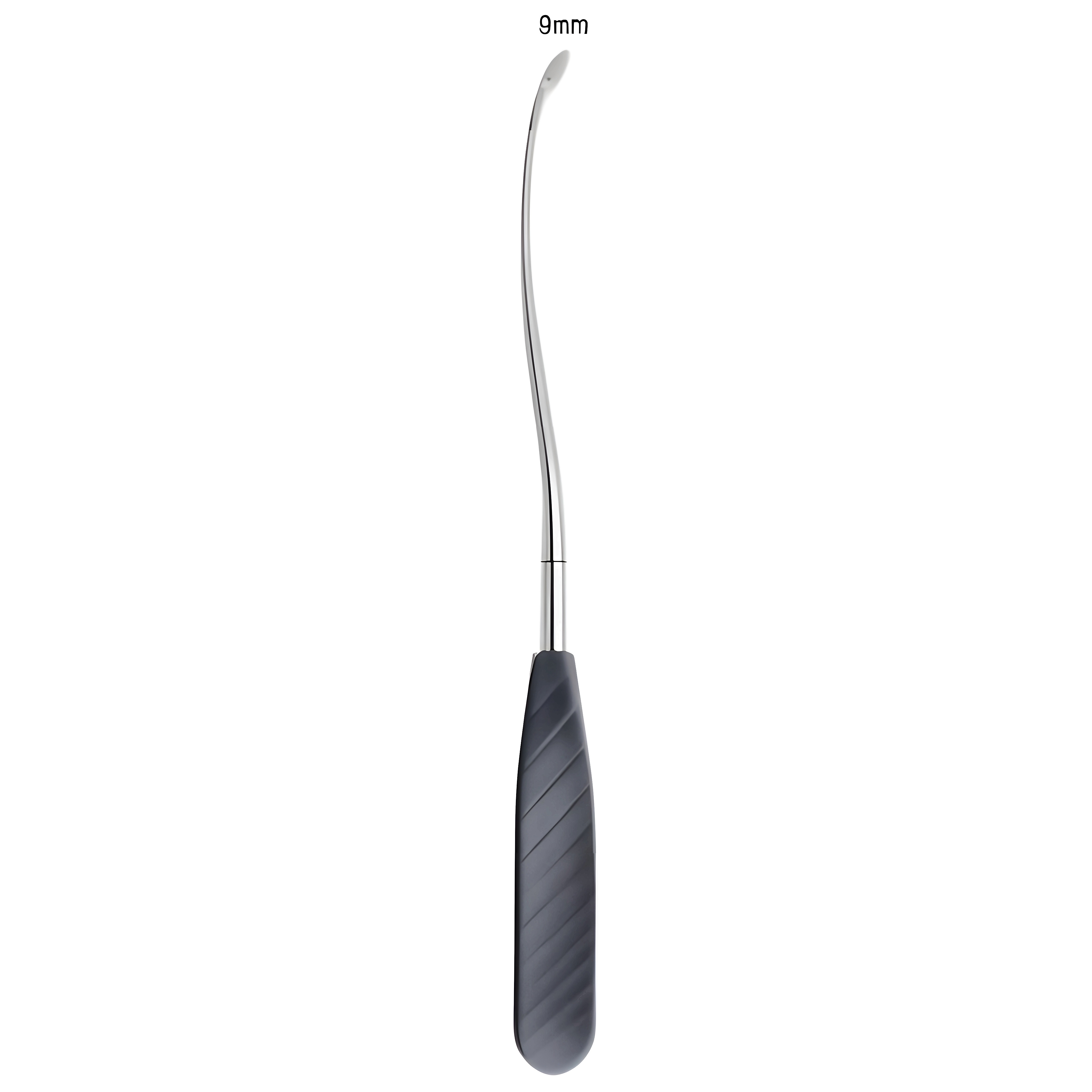 Curette small w/fiber handle 9mm, 28cm