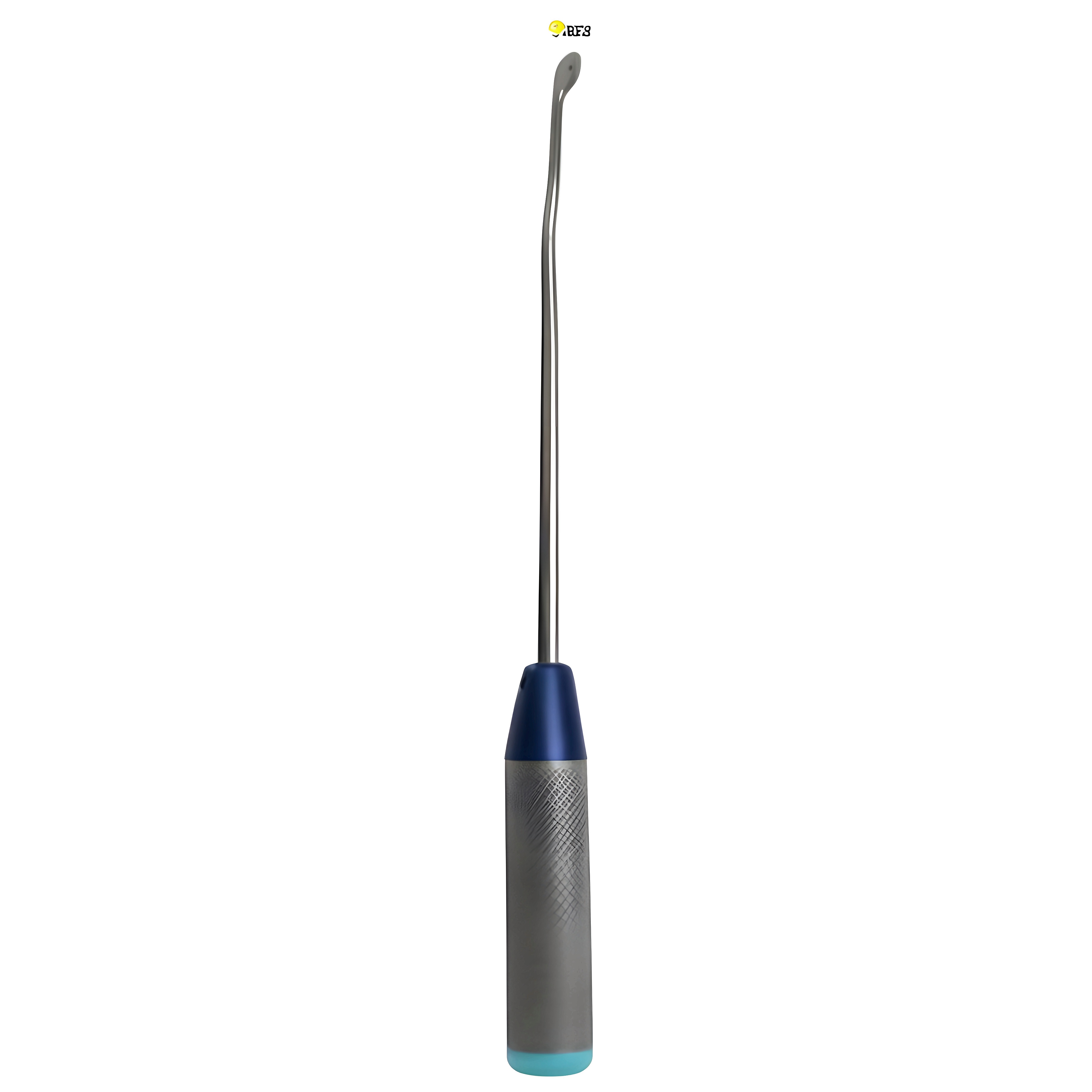 Curette long w/fiber handle 9mm