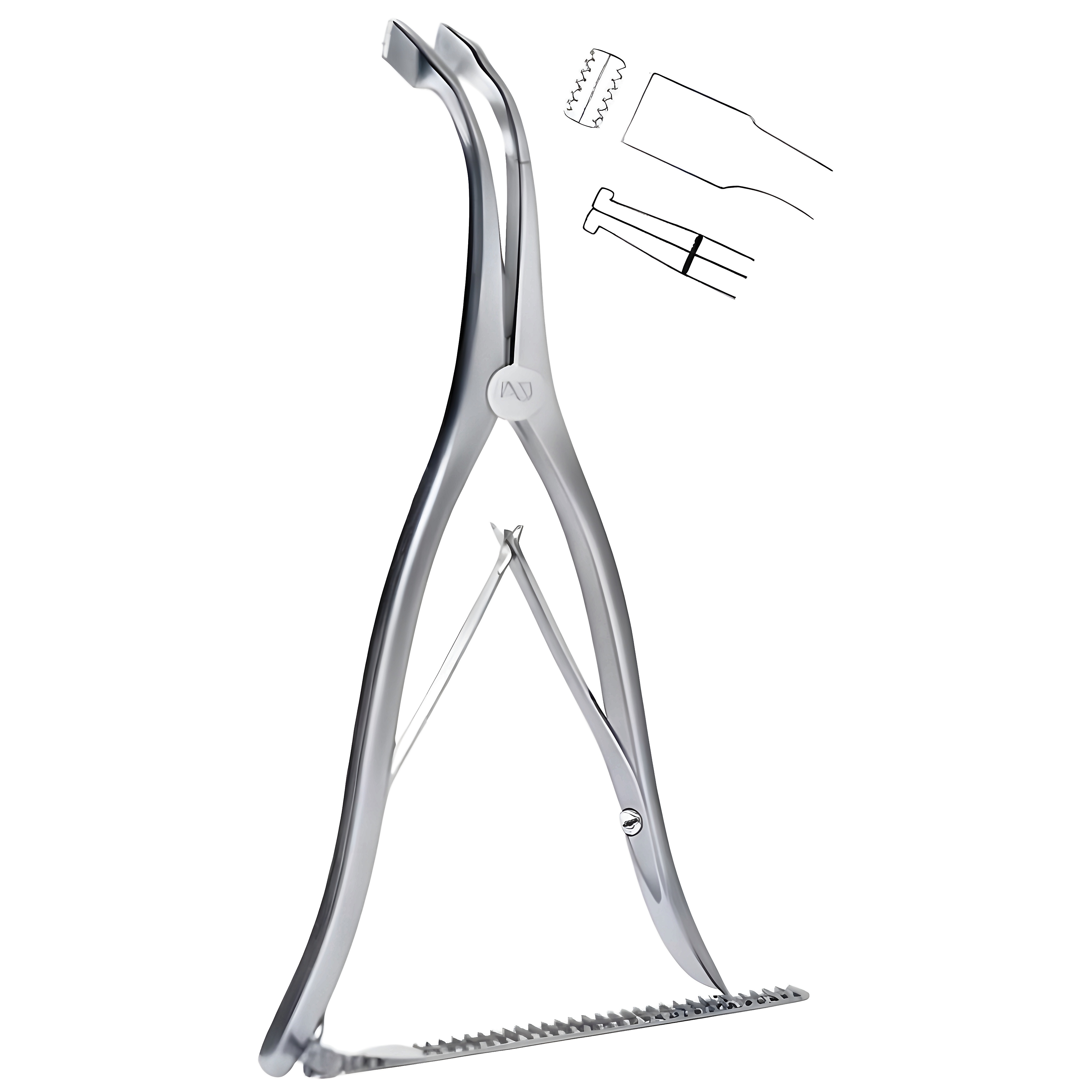 Inge Lamina Spreader 12mm tip, 27cm