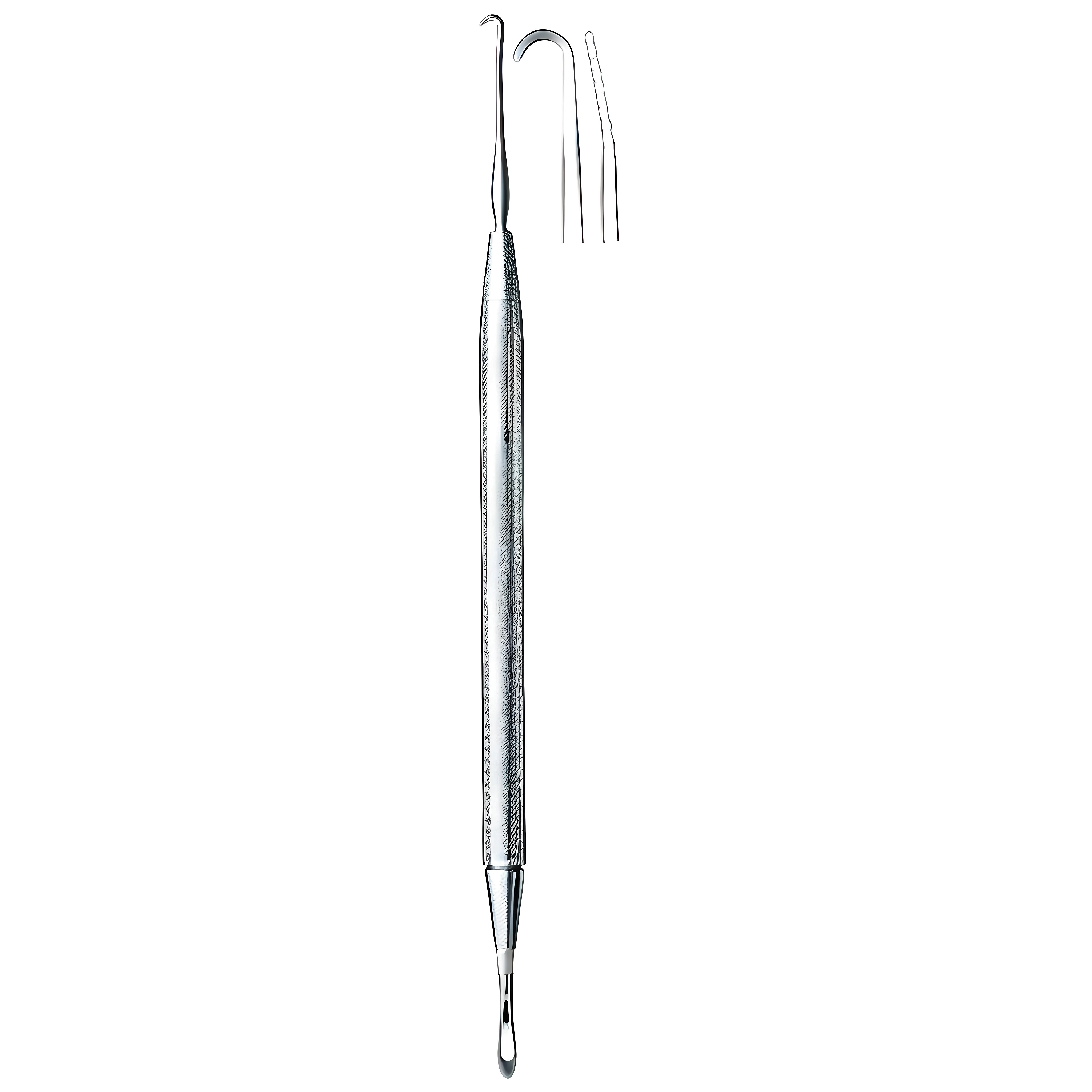 Scoville cvd hook and dissector d/e 30cm