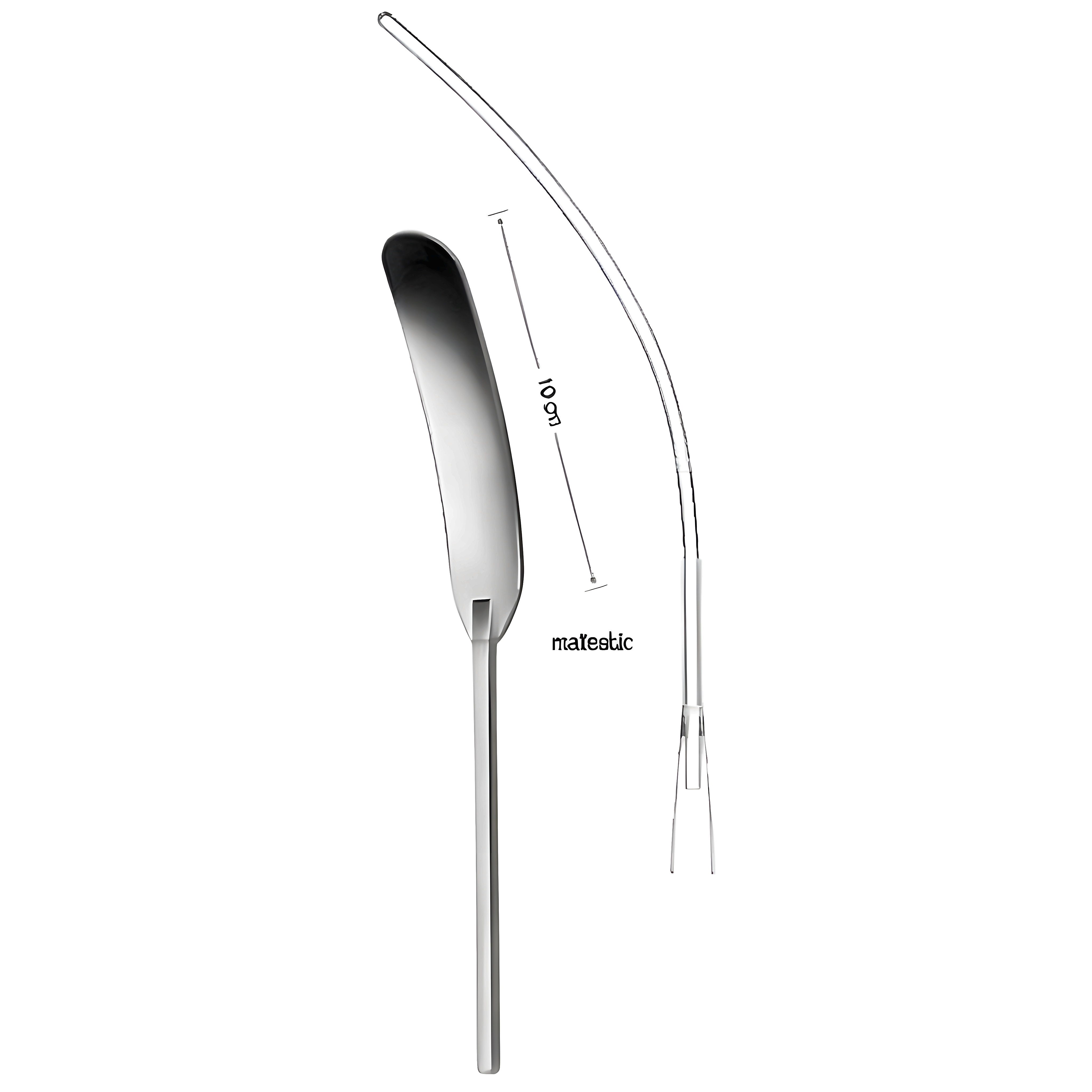 Heifetz Brain Spatula 11mm, 20cm