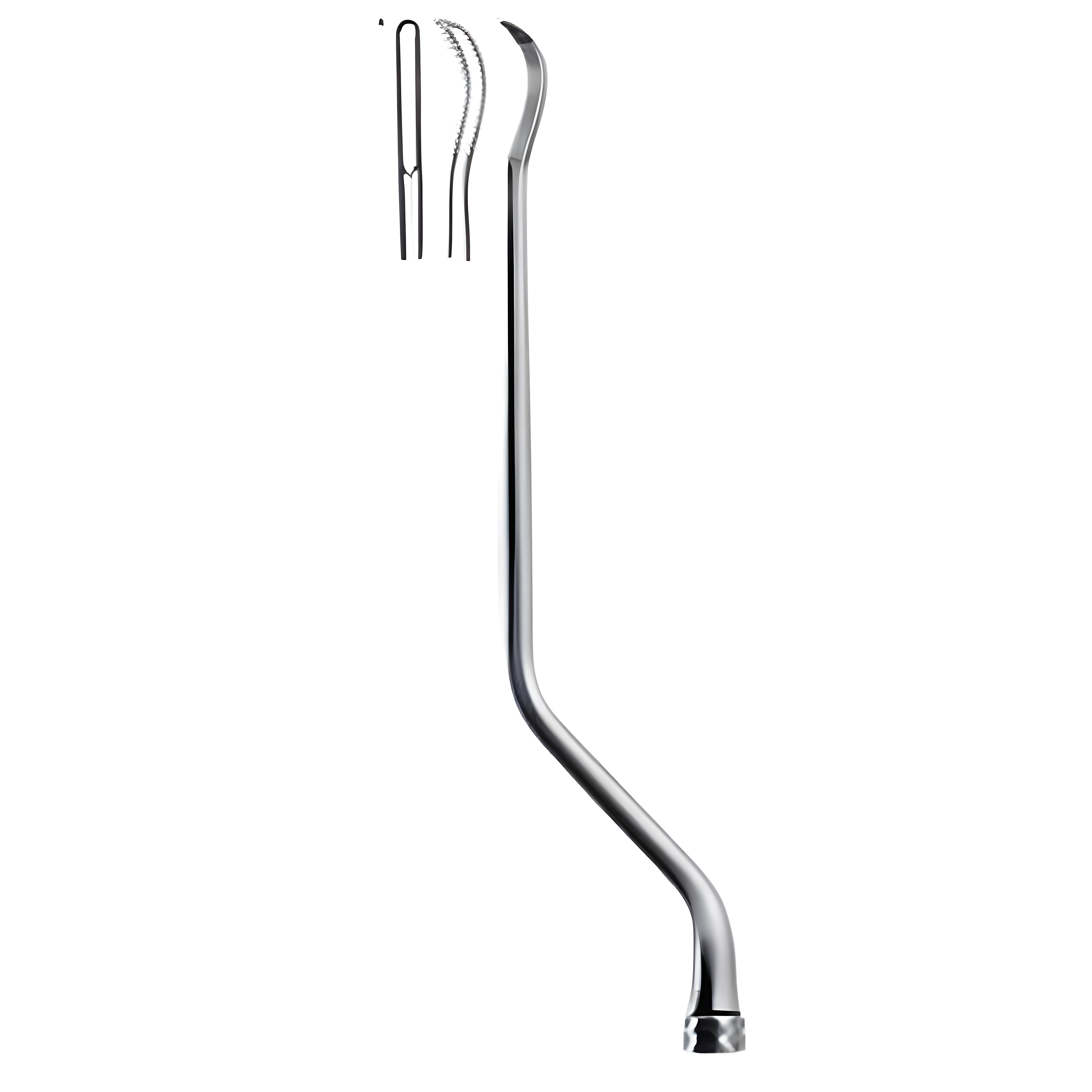 Yasargil Raspatory cvd up 2.0mm, 19cm