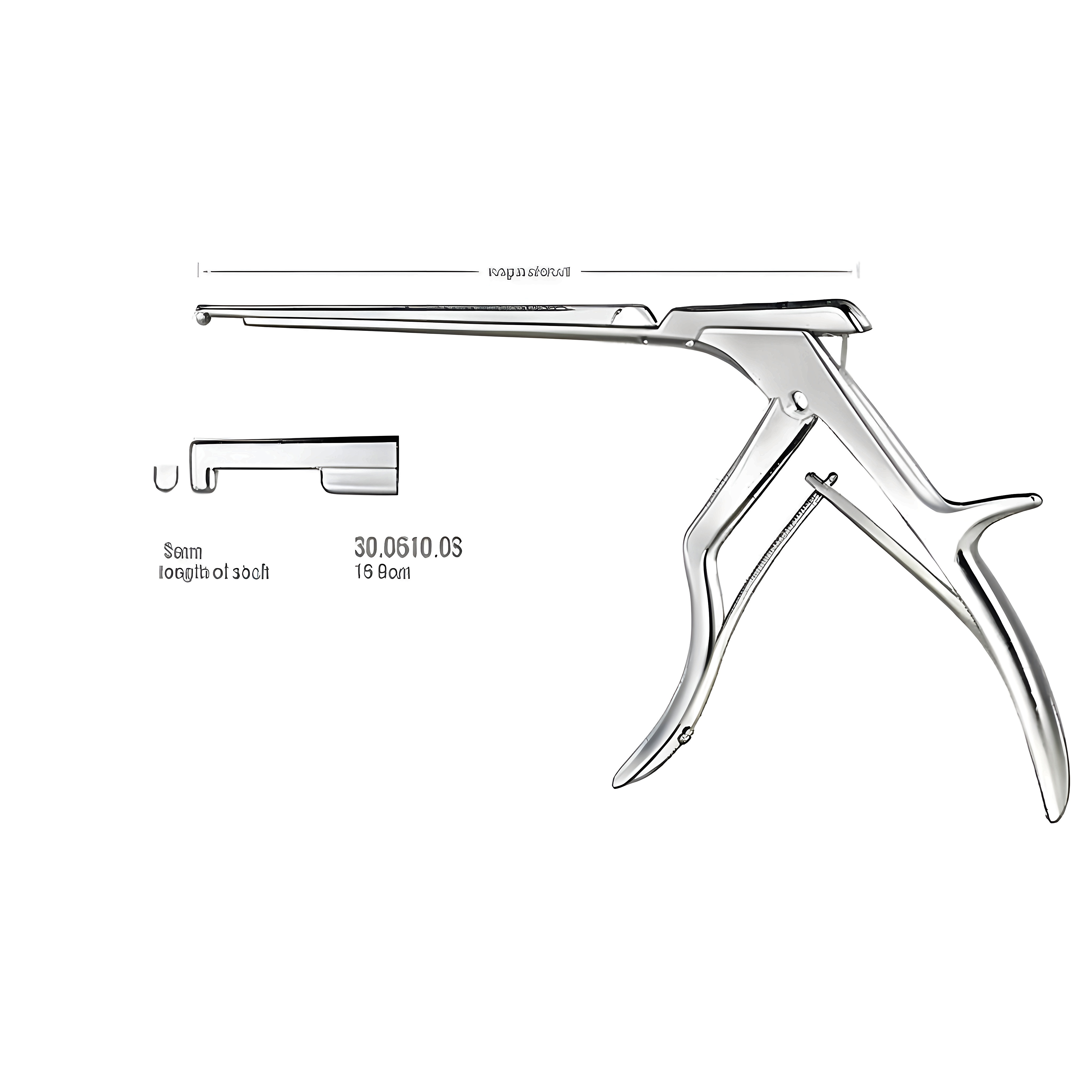 Colclough Punch down 3mm, 15cm