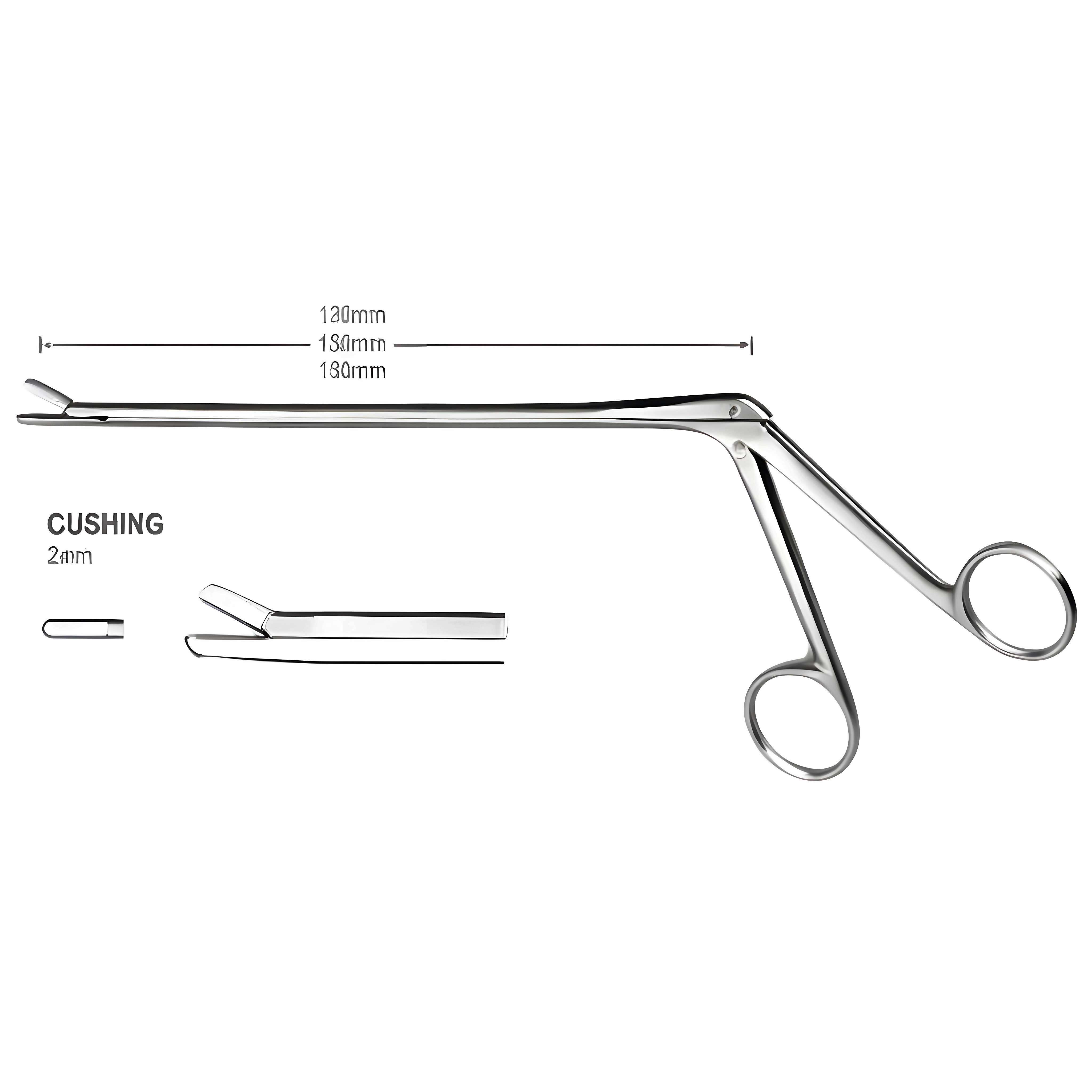 Cushing Lami. Rongeur str 2x10mm, 15cm