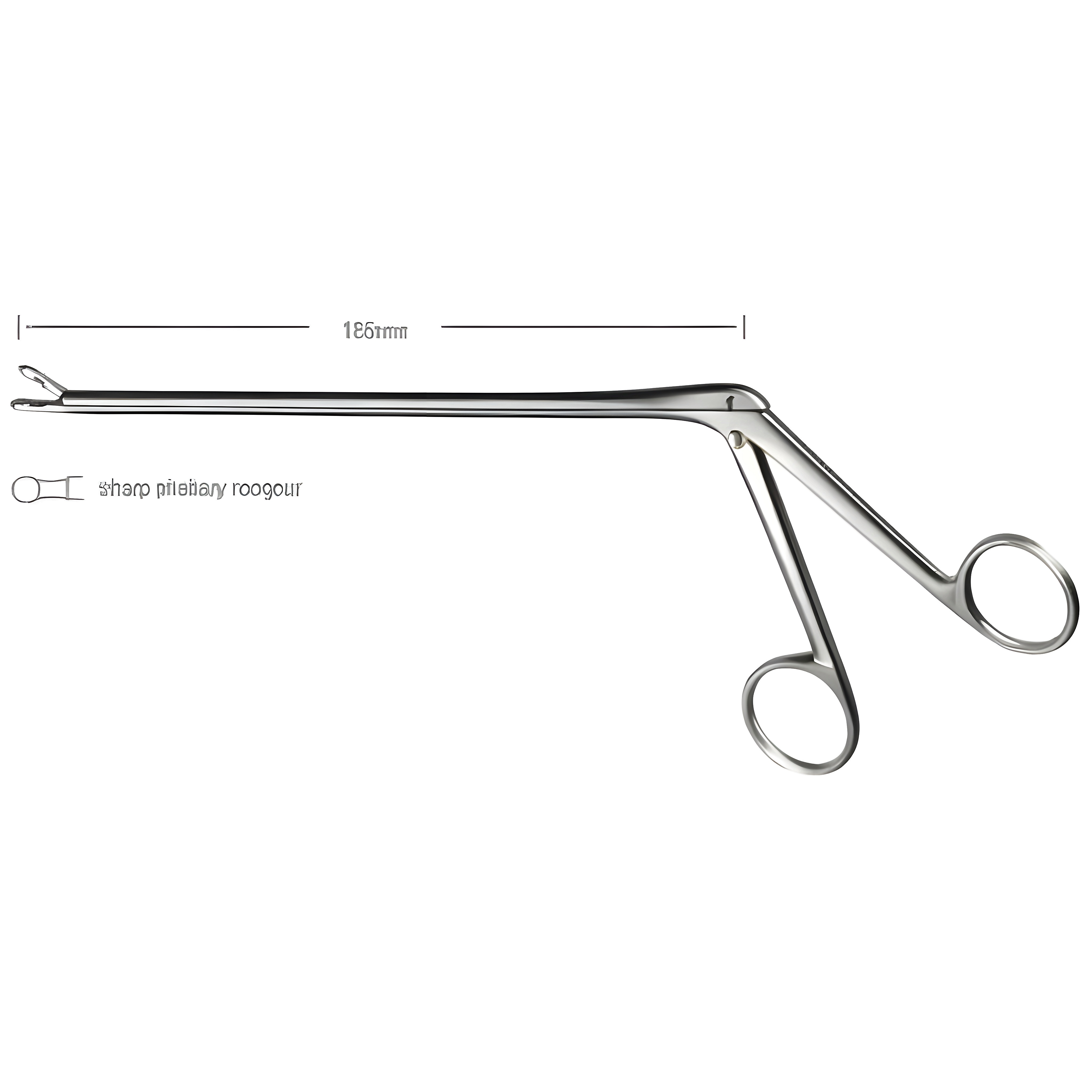 Yasargil Pituitary Rongeur sharp 3.5mm 18.5cm