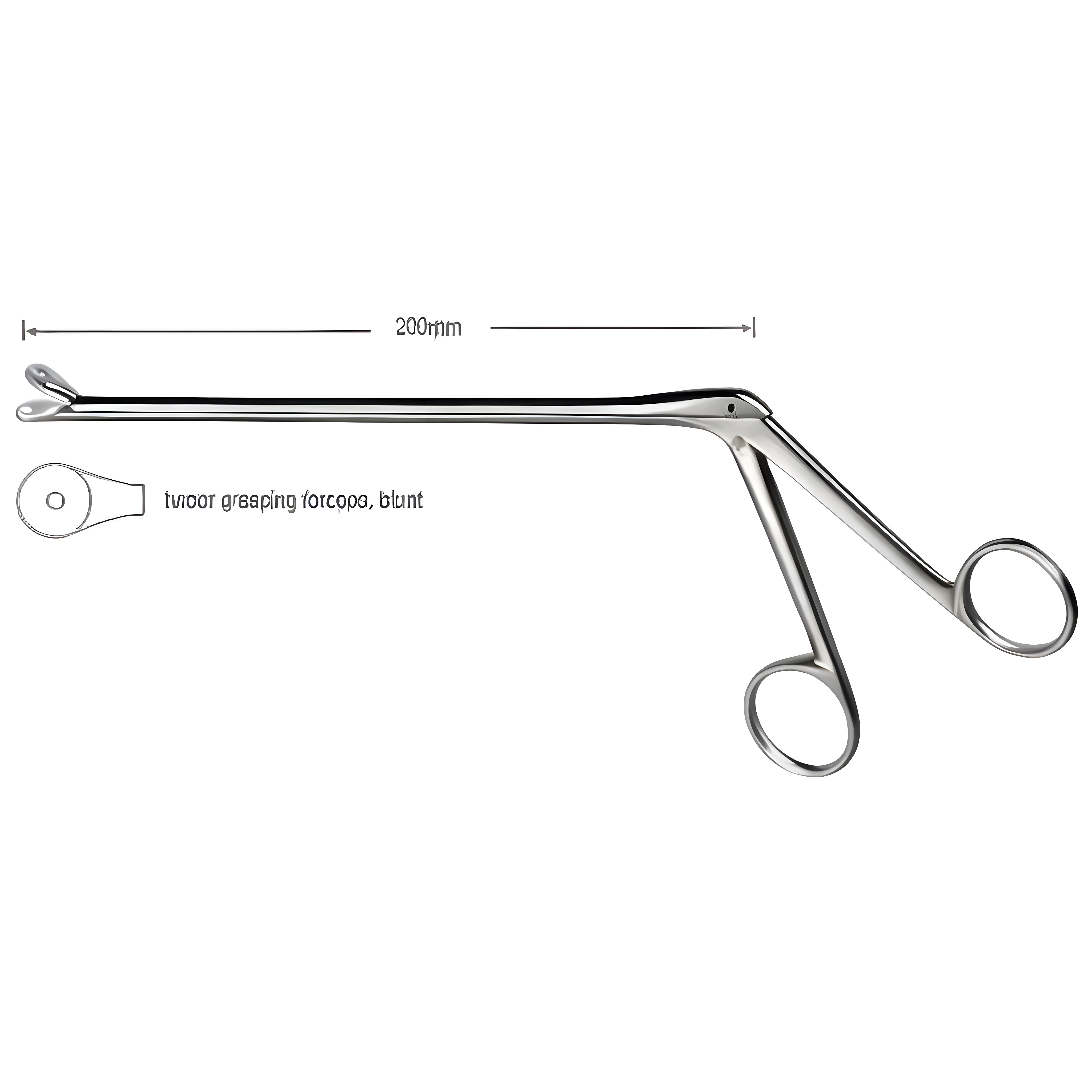 Landolt Tumor Grasping Fcps bl 9x200mm, 27cm