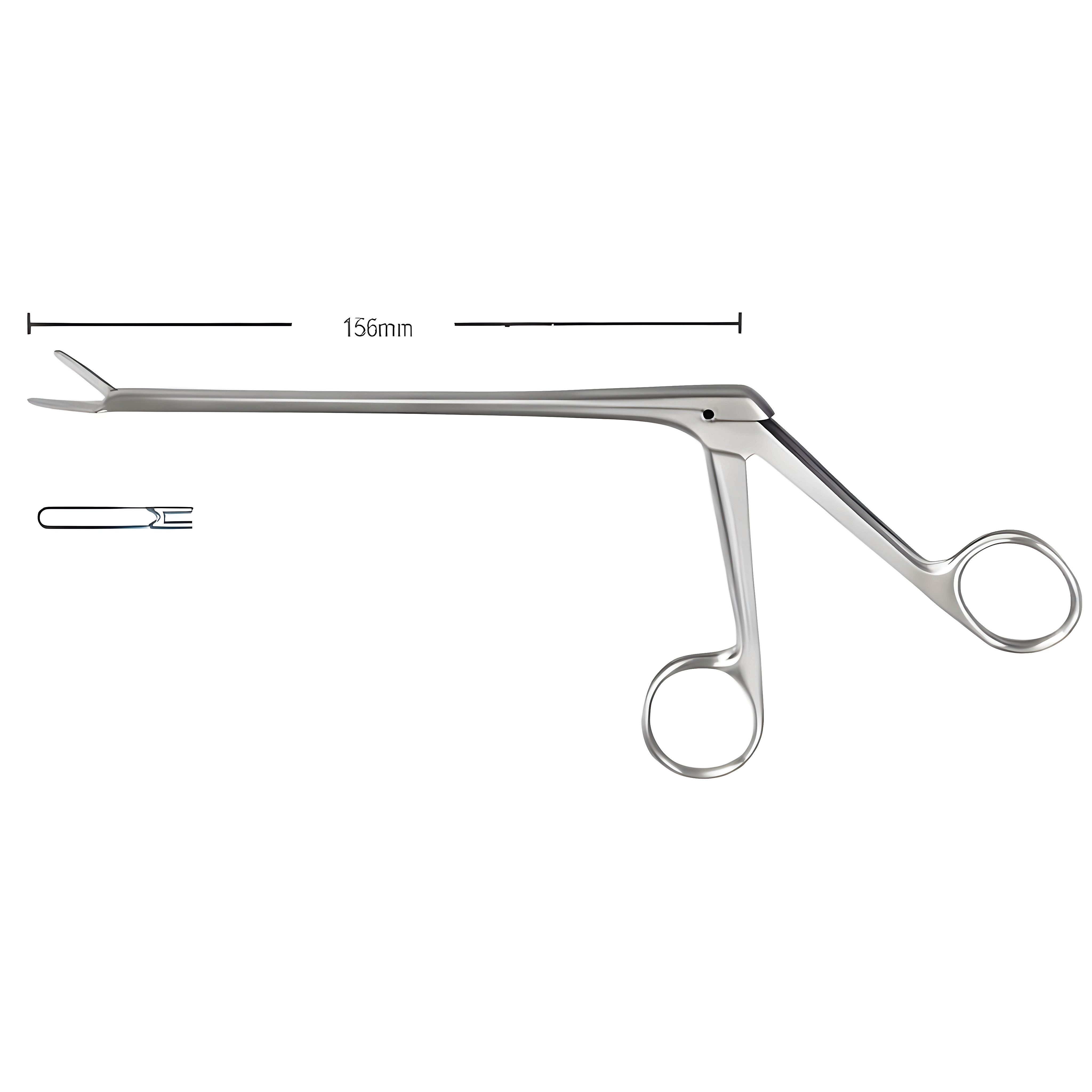 Caspar Laminectomy Rongeur str 2mm, 15.5cm