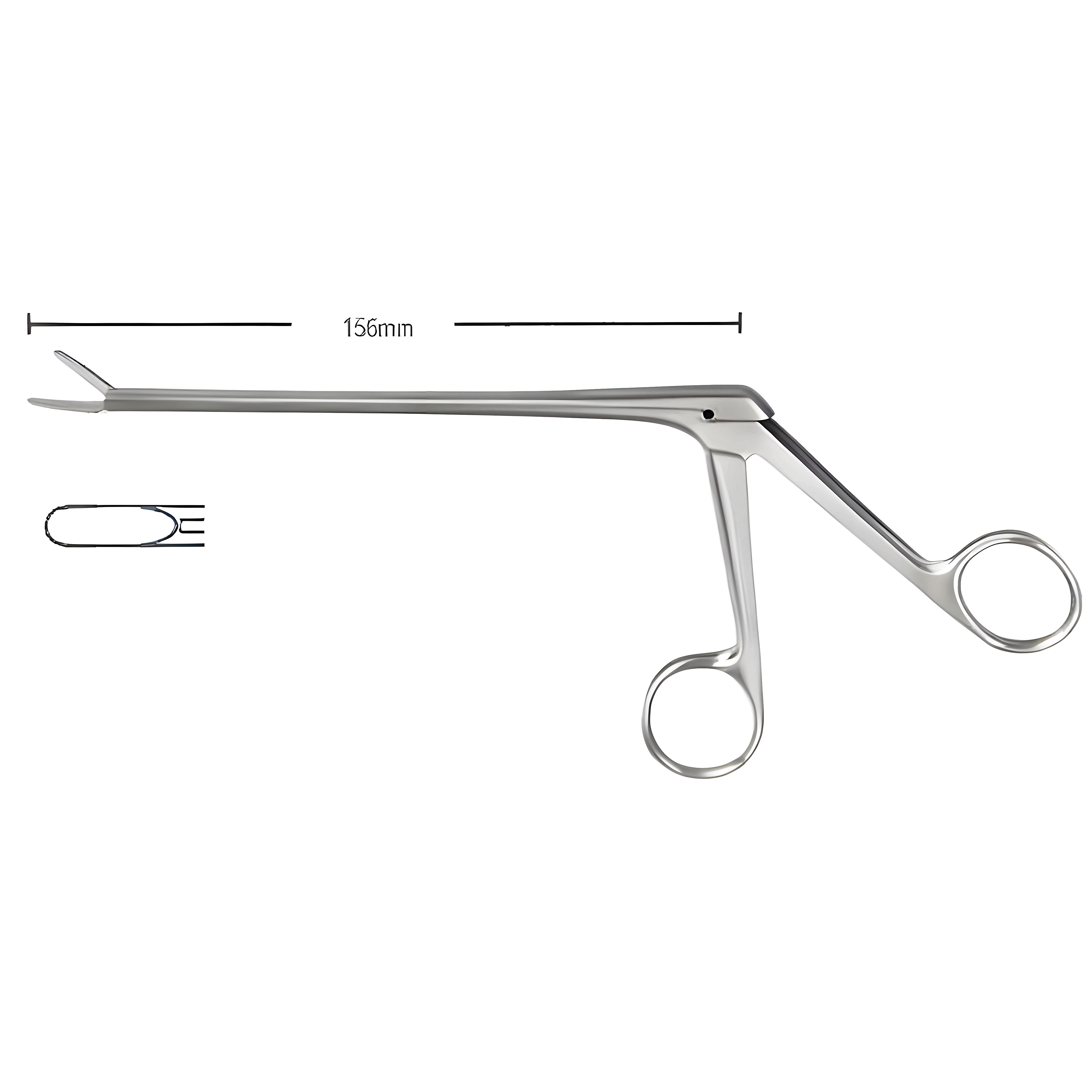 Caspar Laminectomy Rongeur str 4mm, 15.5cm