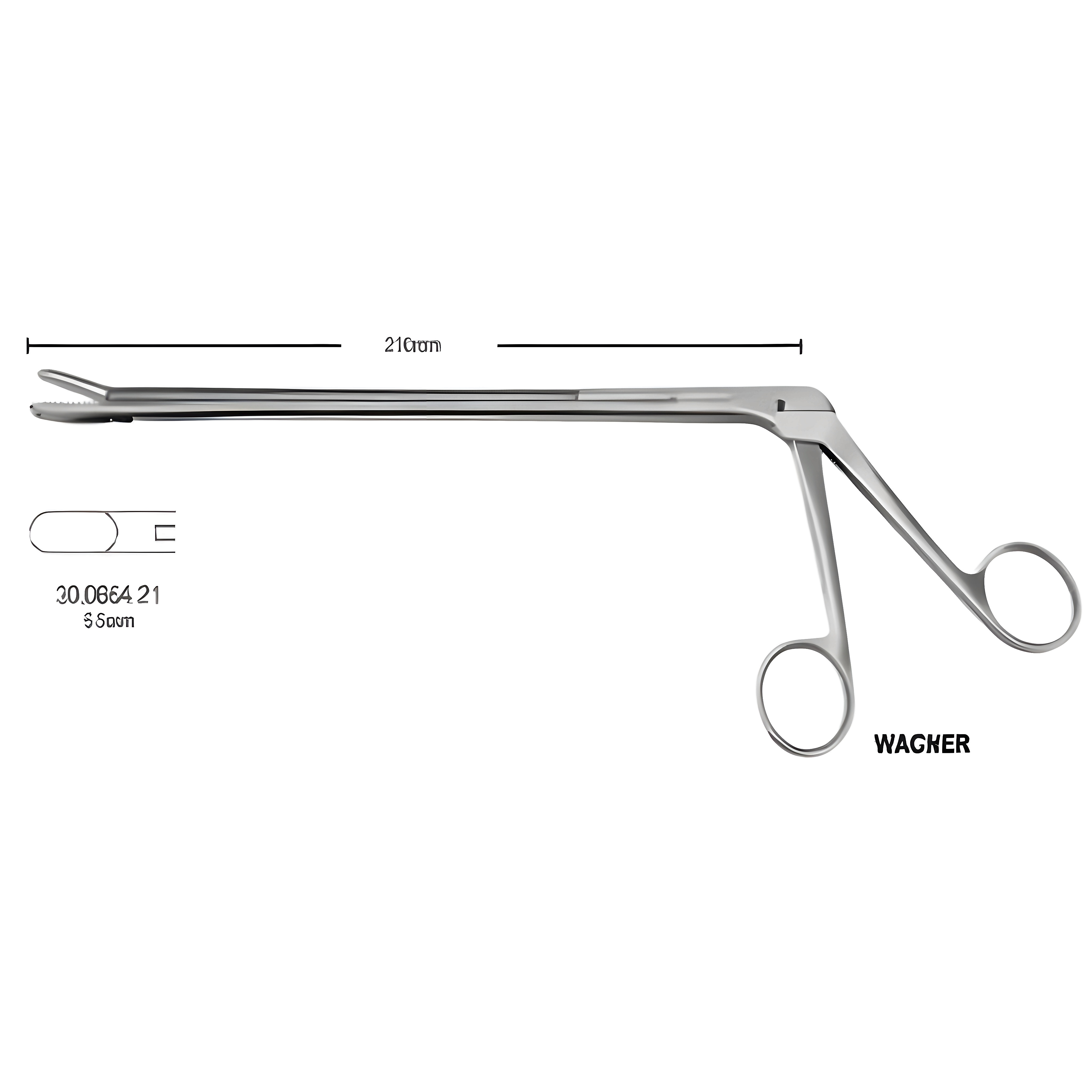Wagner Laminectomy Rongeur str 5.5x10mm, 21cm