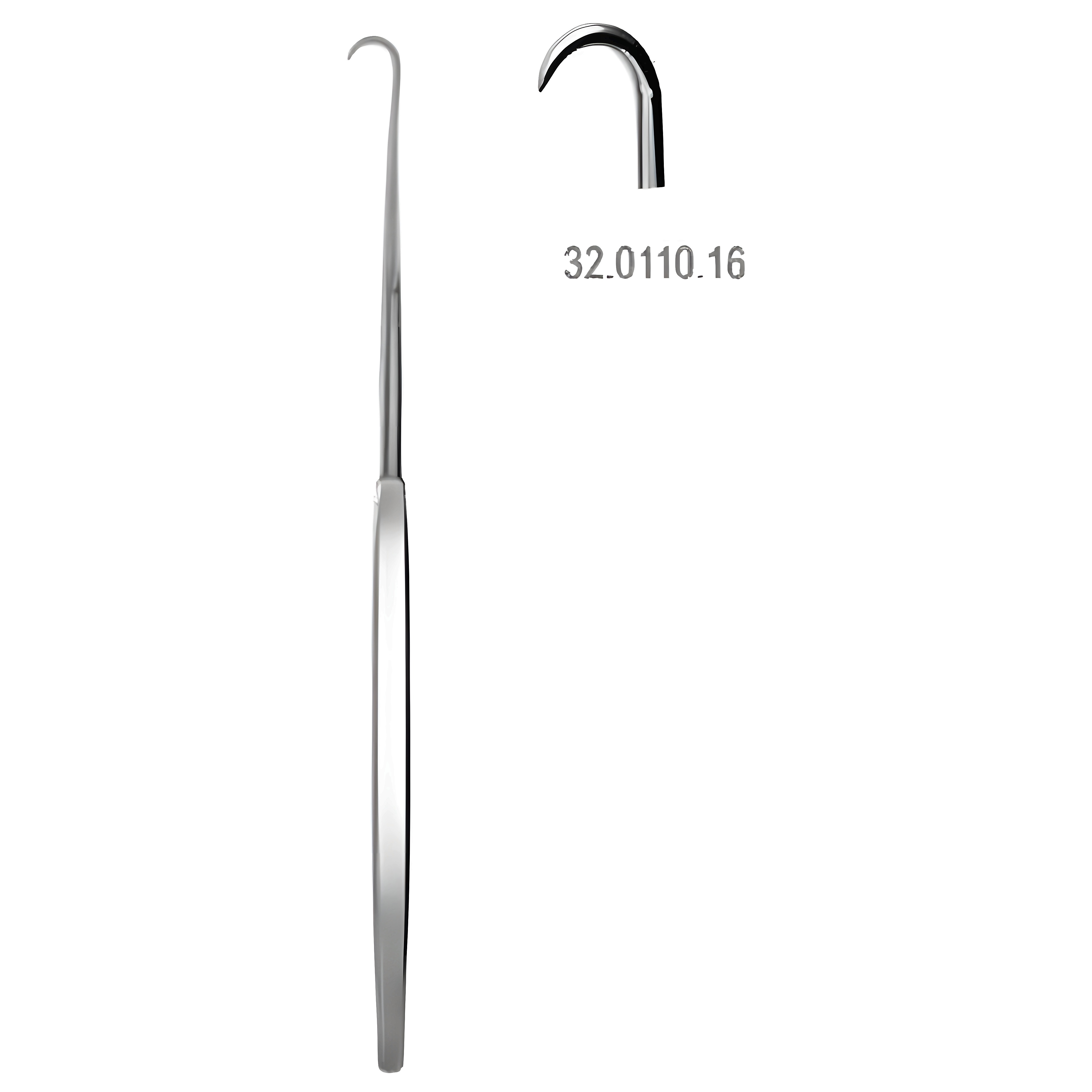 Iterson Trachea Hook sharp 16cm