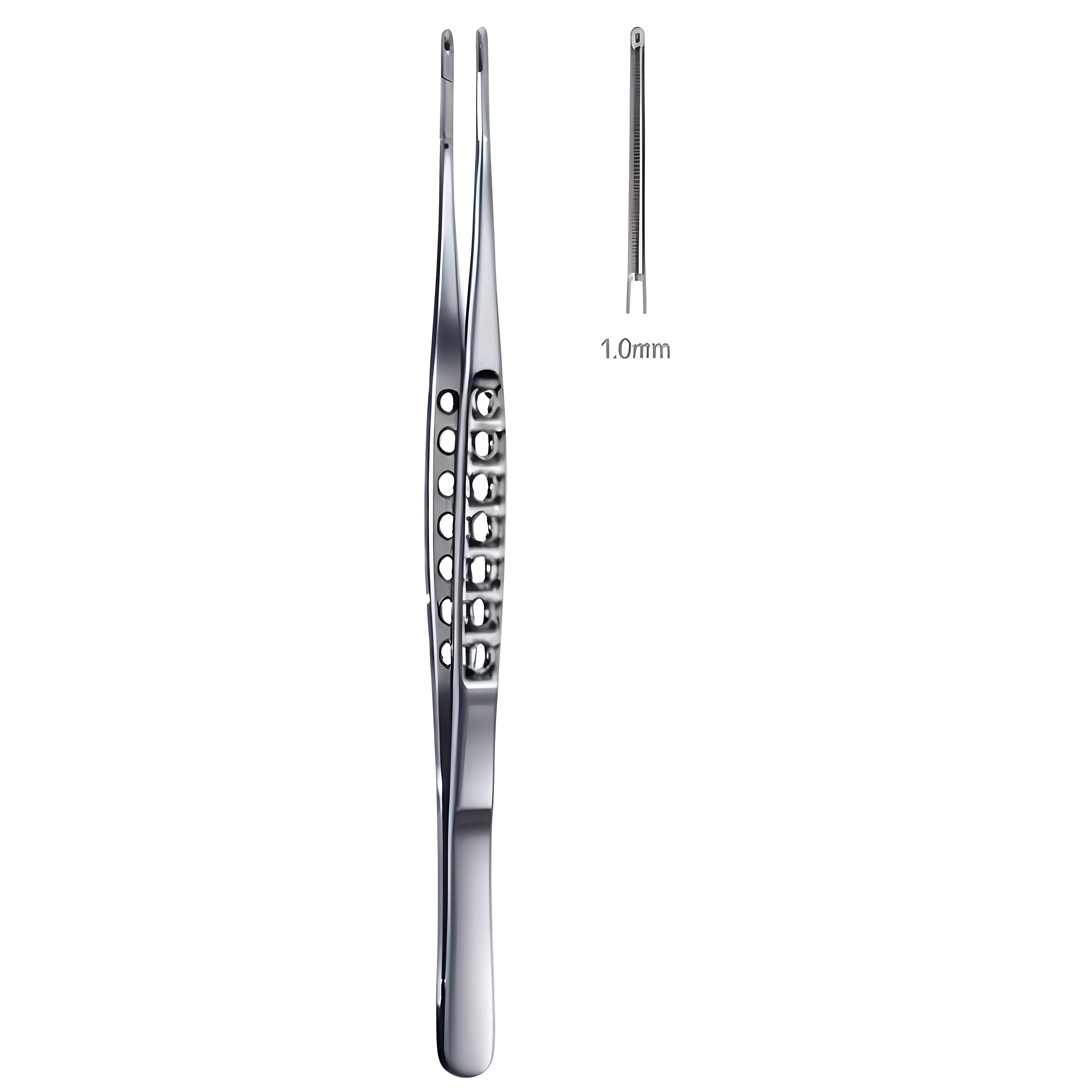 DeBakey-Light Fcps Atrauma 1.0mm, 15.0cm
