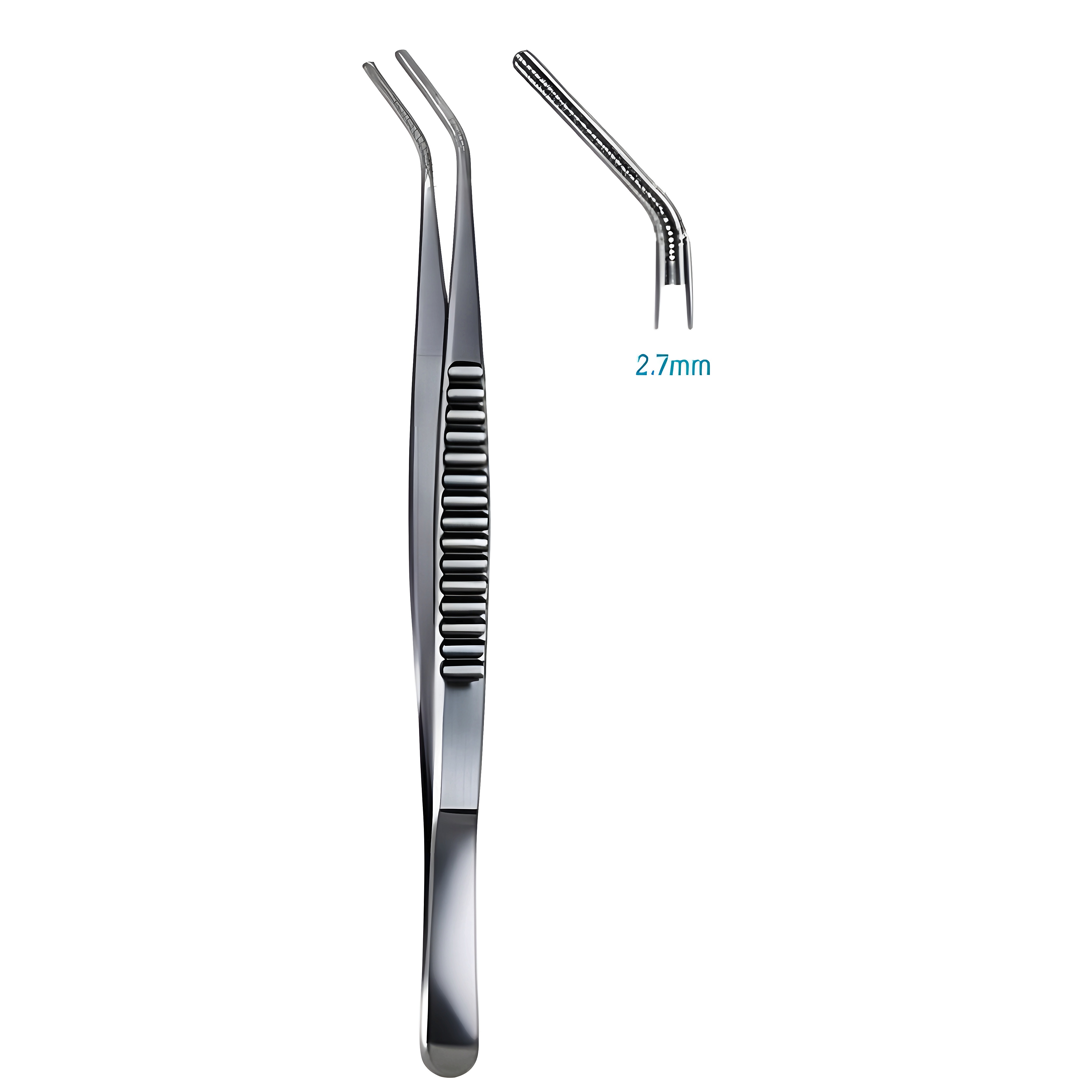 DeBakey Tissue Fcps Atrauma ang. 2.7mm 15cm