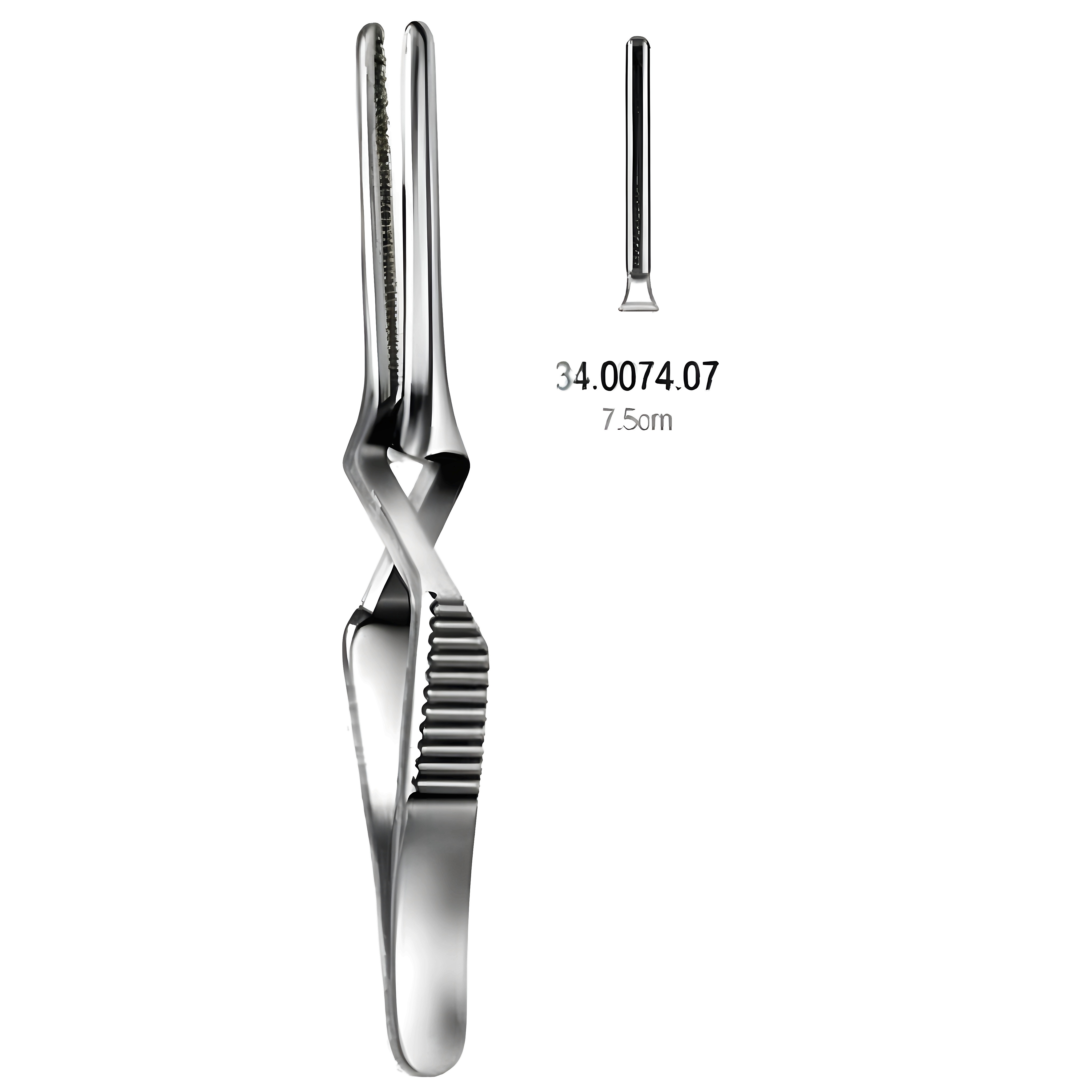 DeBakey Bulldog clamp Atrauma str 7.5cm
