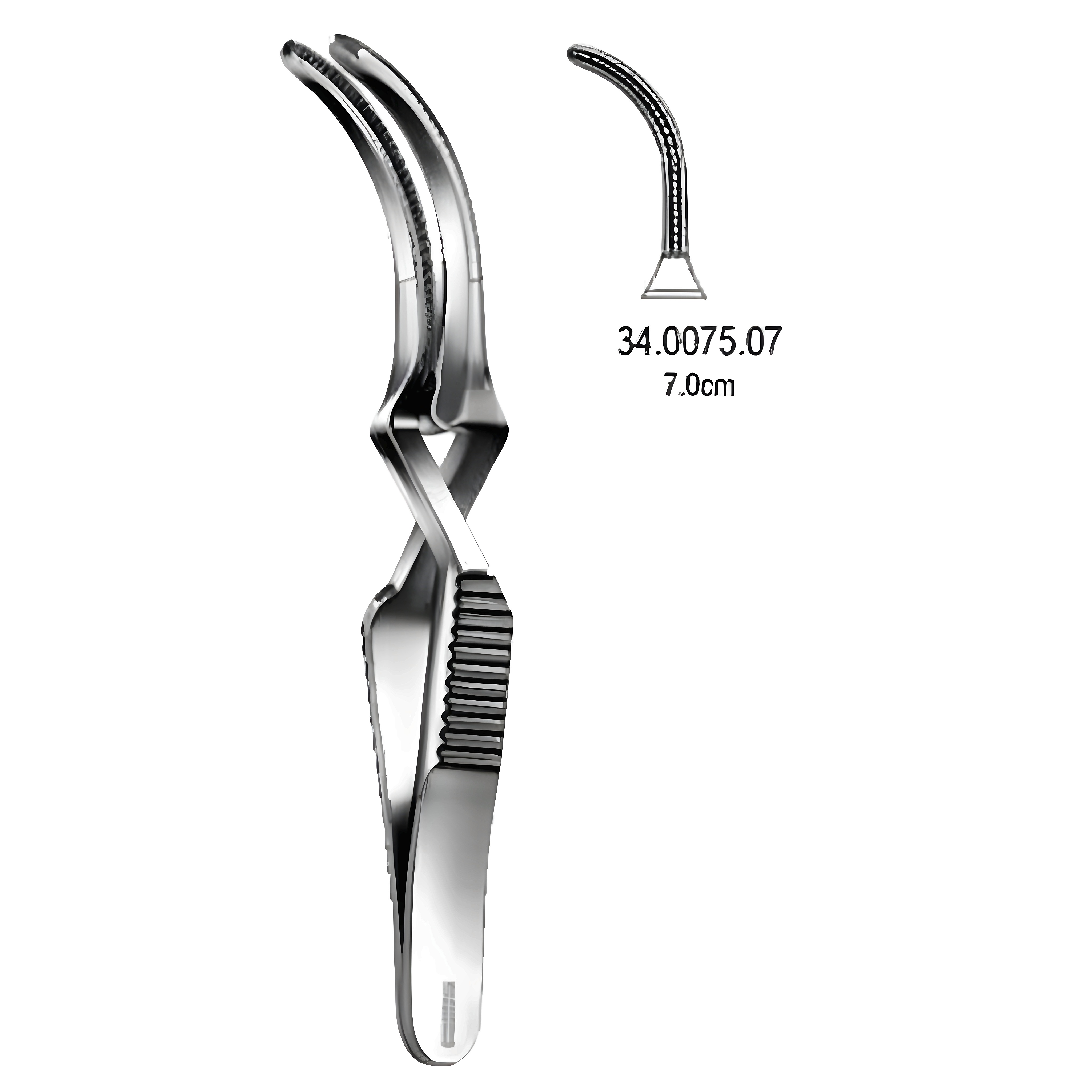 DeBakey Bulldog clamp Atrauma cvd 7.5cm